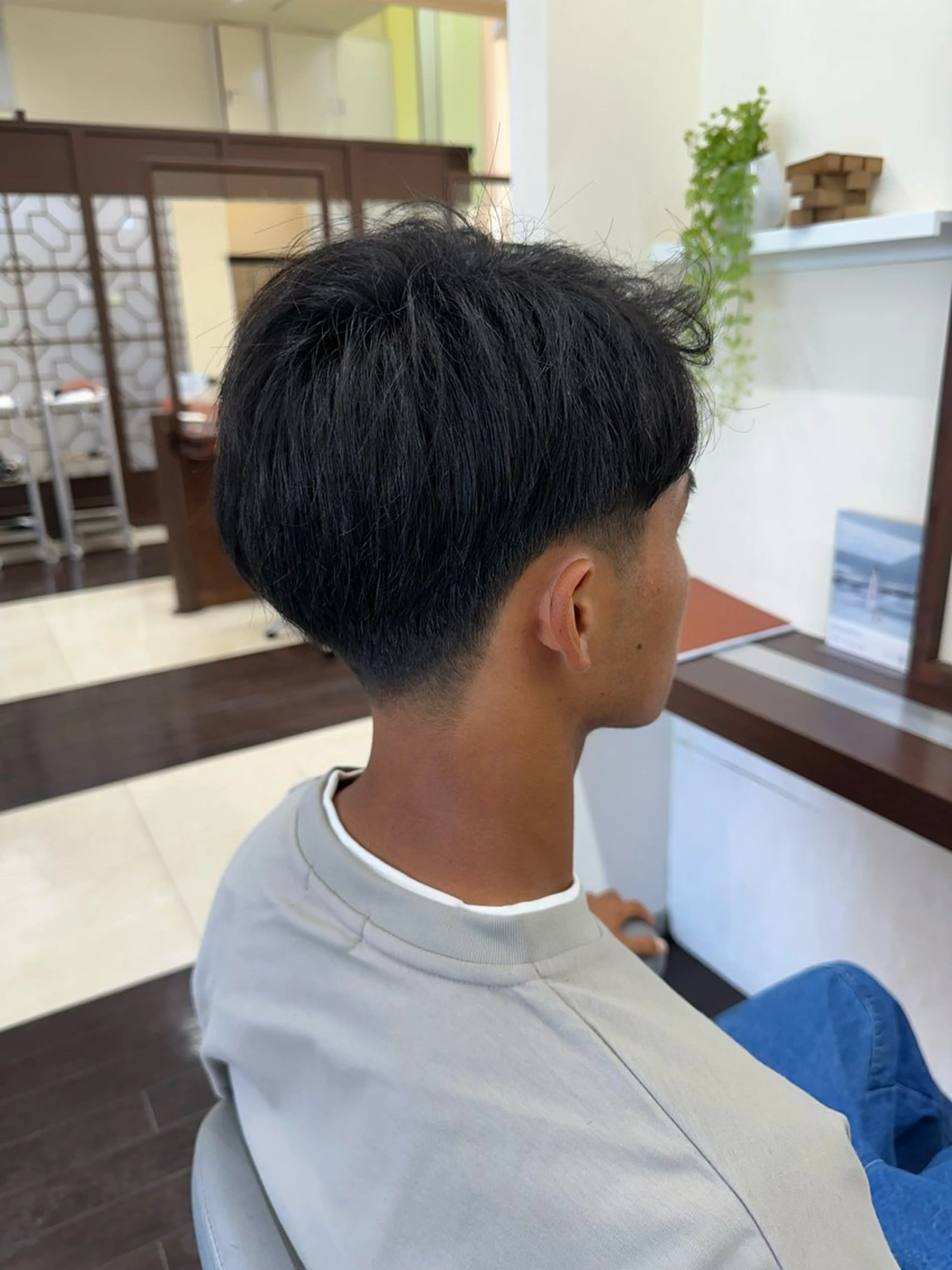 ショート カラー パーマ メンズ 刈り上げ カット ヘアセット 毎月230人担当/ メンズヘア/清和武虎のヘアスタイル