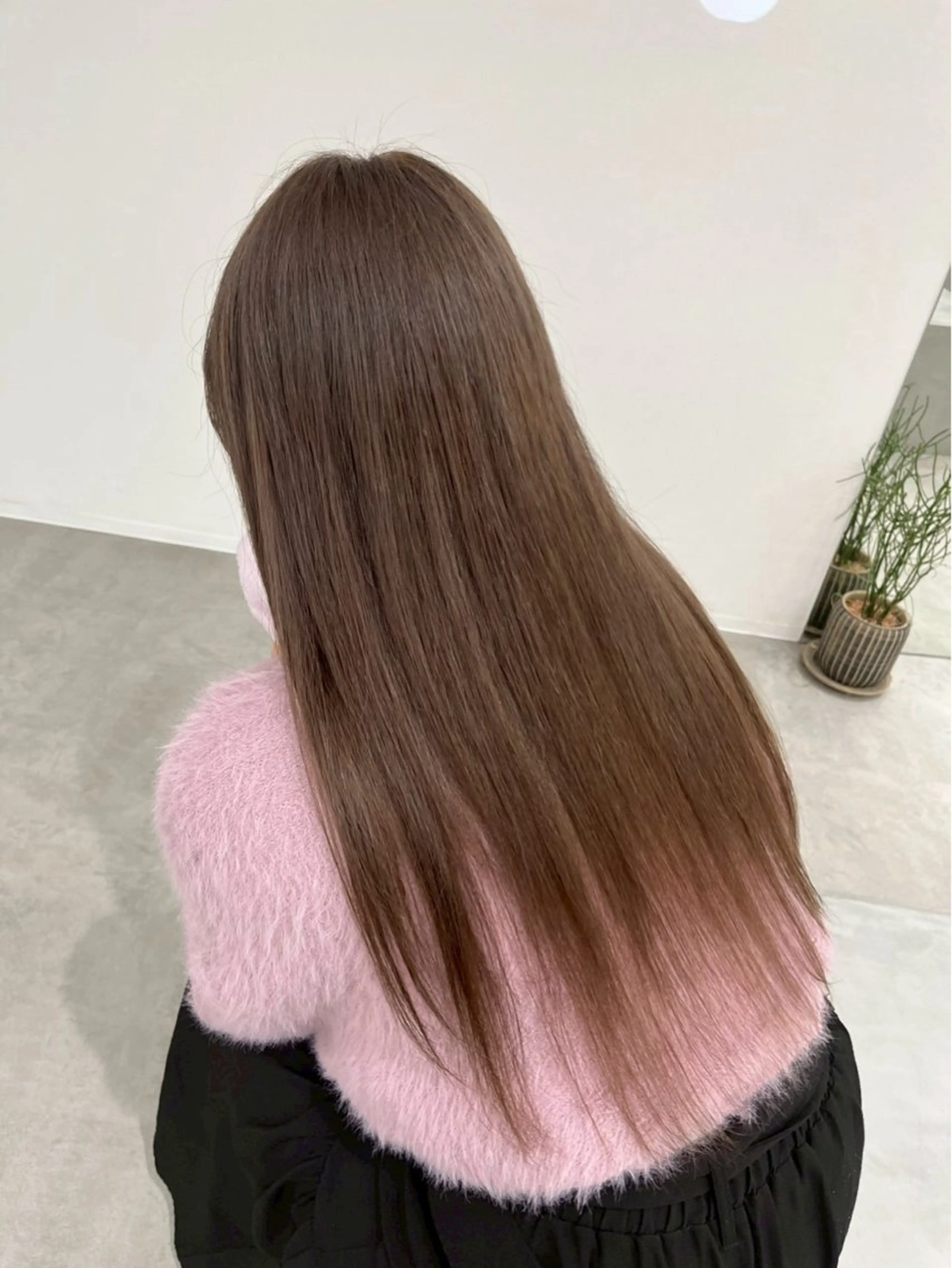 ロング カラー ヘアカラー 🫧ワンカラー🫧 えりかのヘアスタイル