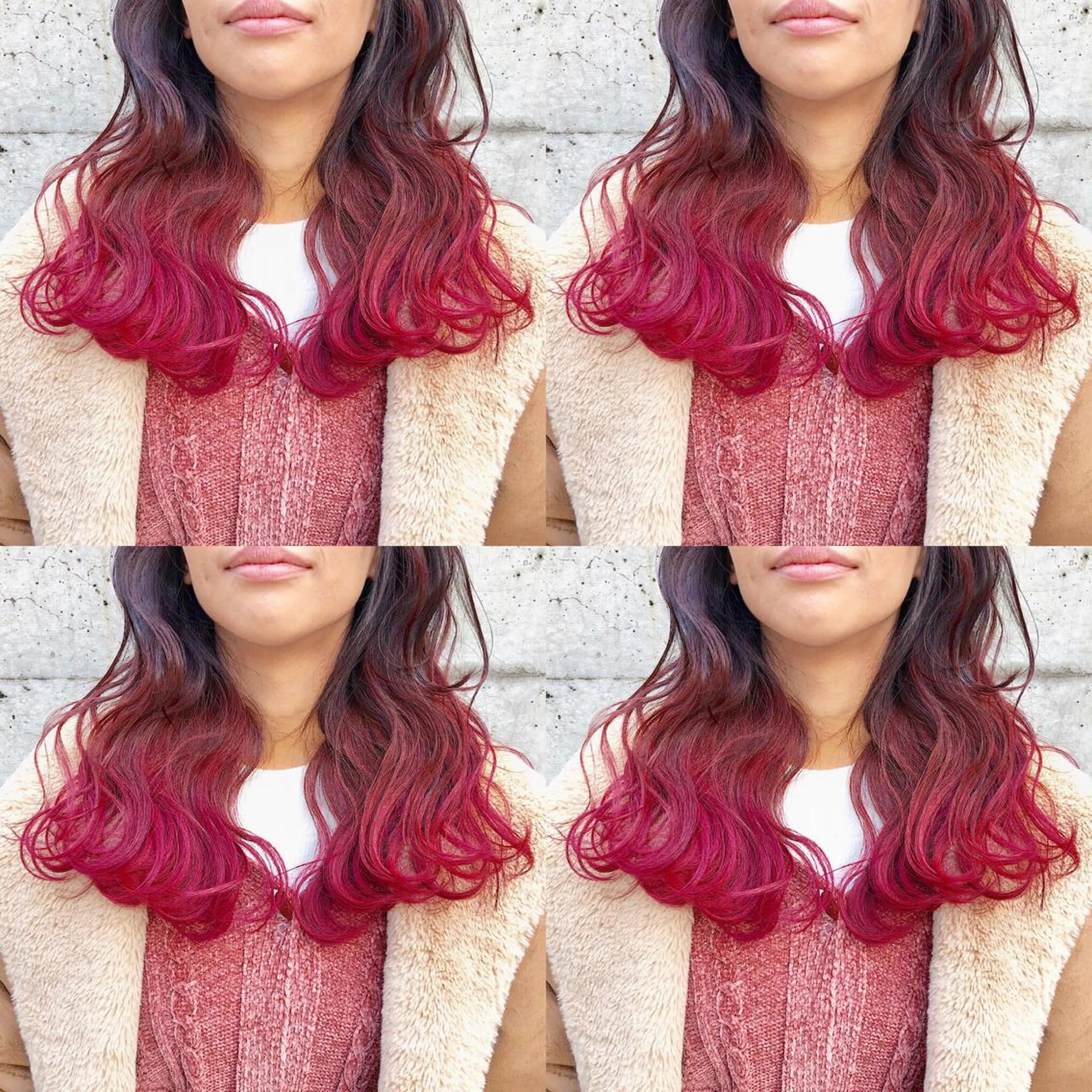 ロング カラー ヘアカラー トリートメント 💎推しカラー再現 chinatsu💎のヘアスタイル