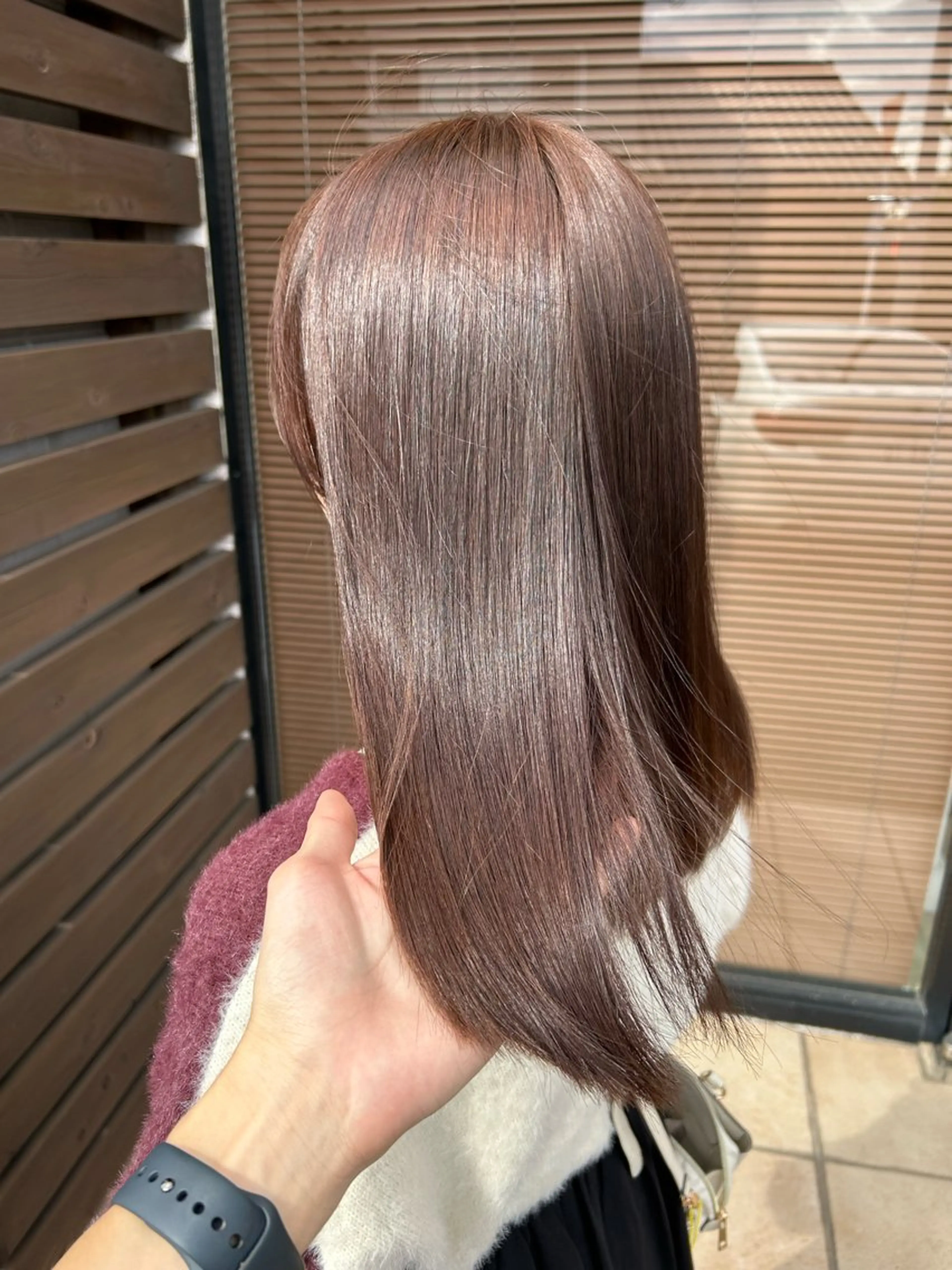 💫透明感カラー💫赤み消しアッシュ/暖色系もOK🌈(シャンプー&ブロー込)+うる艶トリートメントの写真