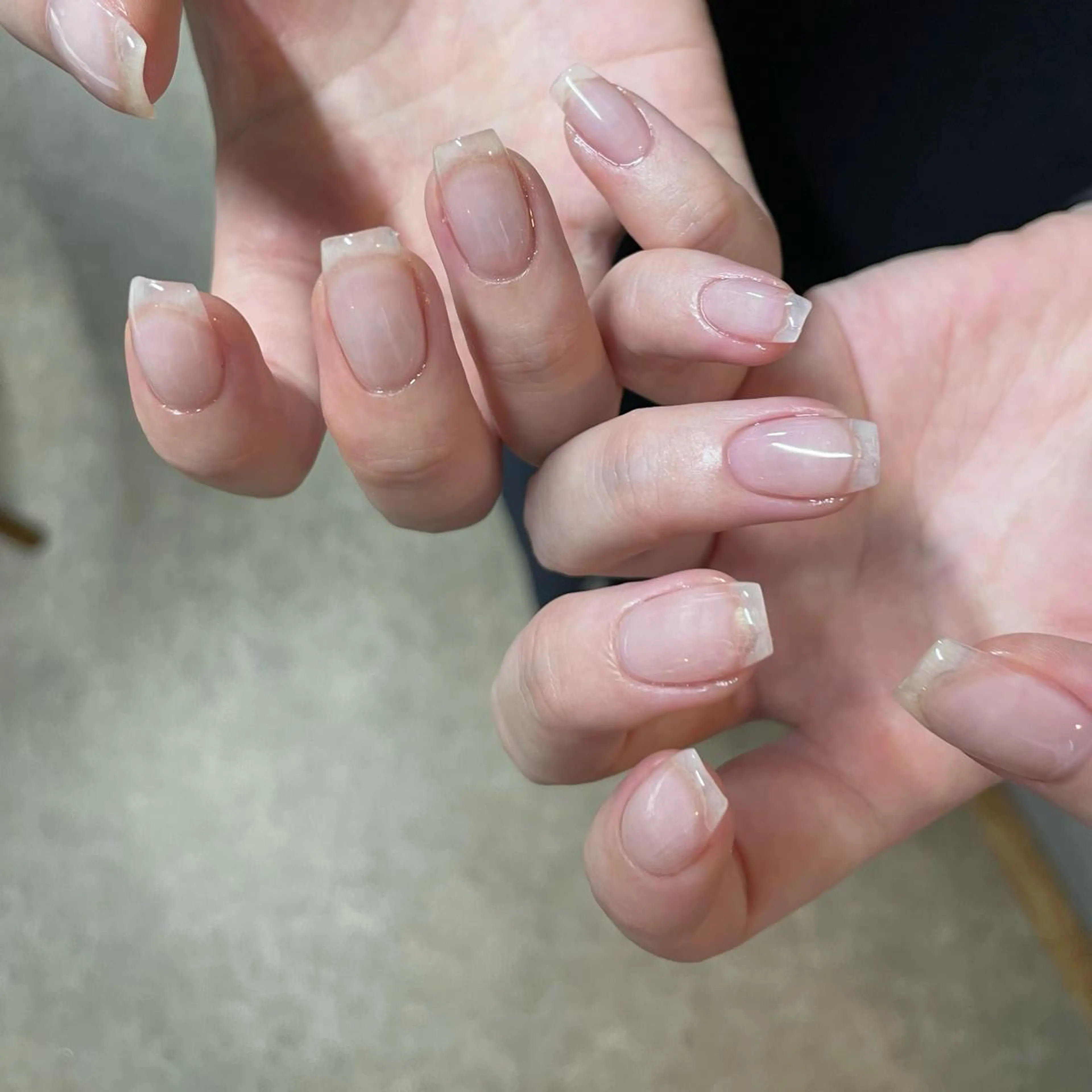 ネイル クリアネイル twoo______ miyuのネイルデザイン