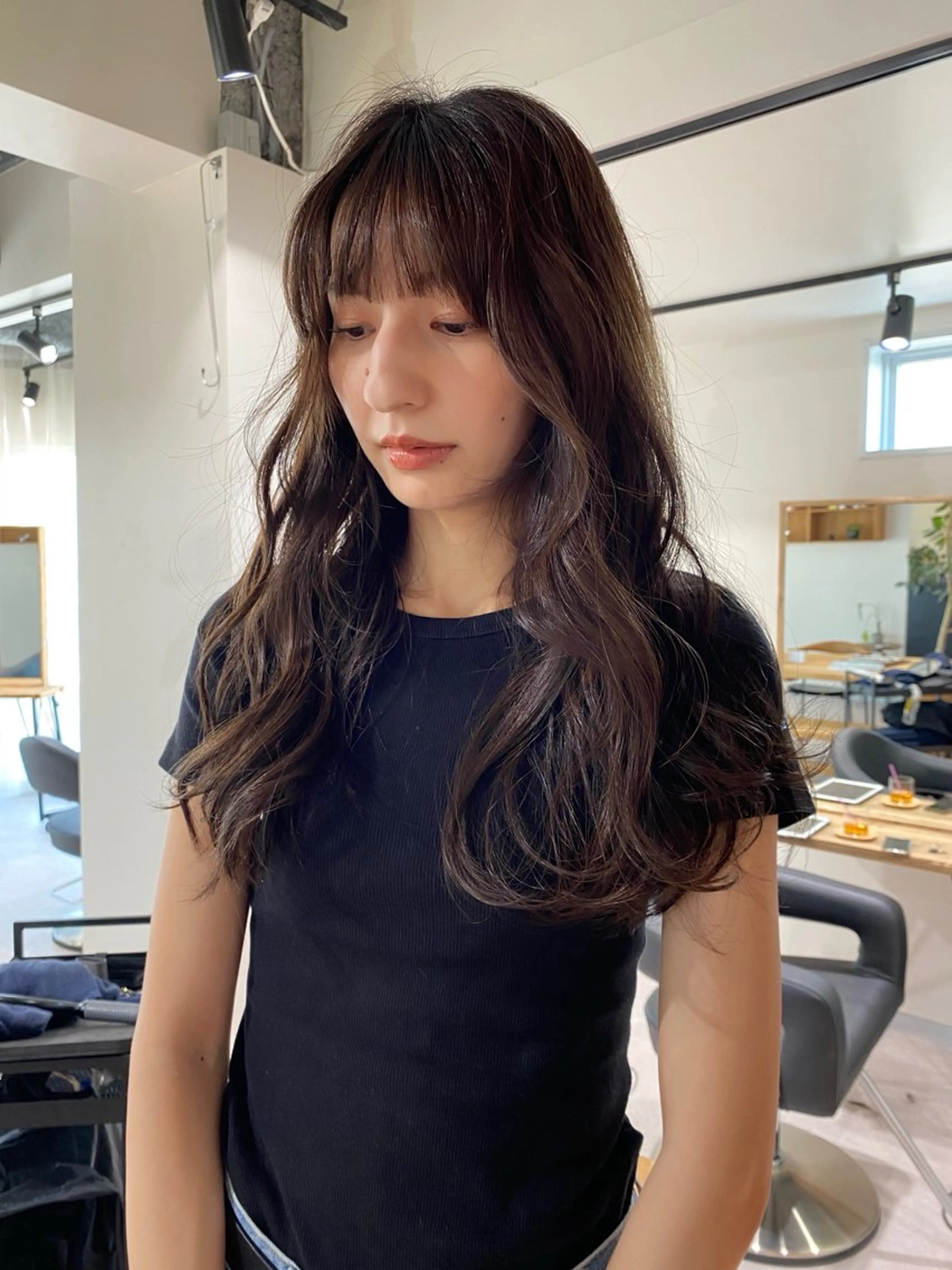 ロング ヘアカラー トリートメント iroha/ n.w.h🎀のヘアスタイル