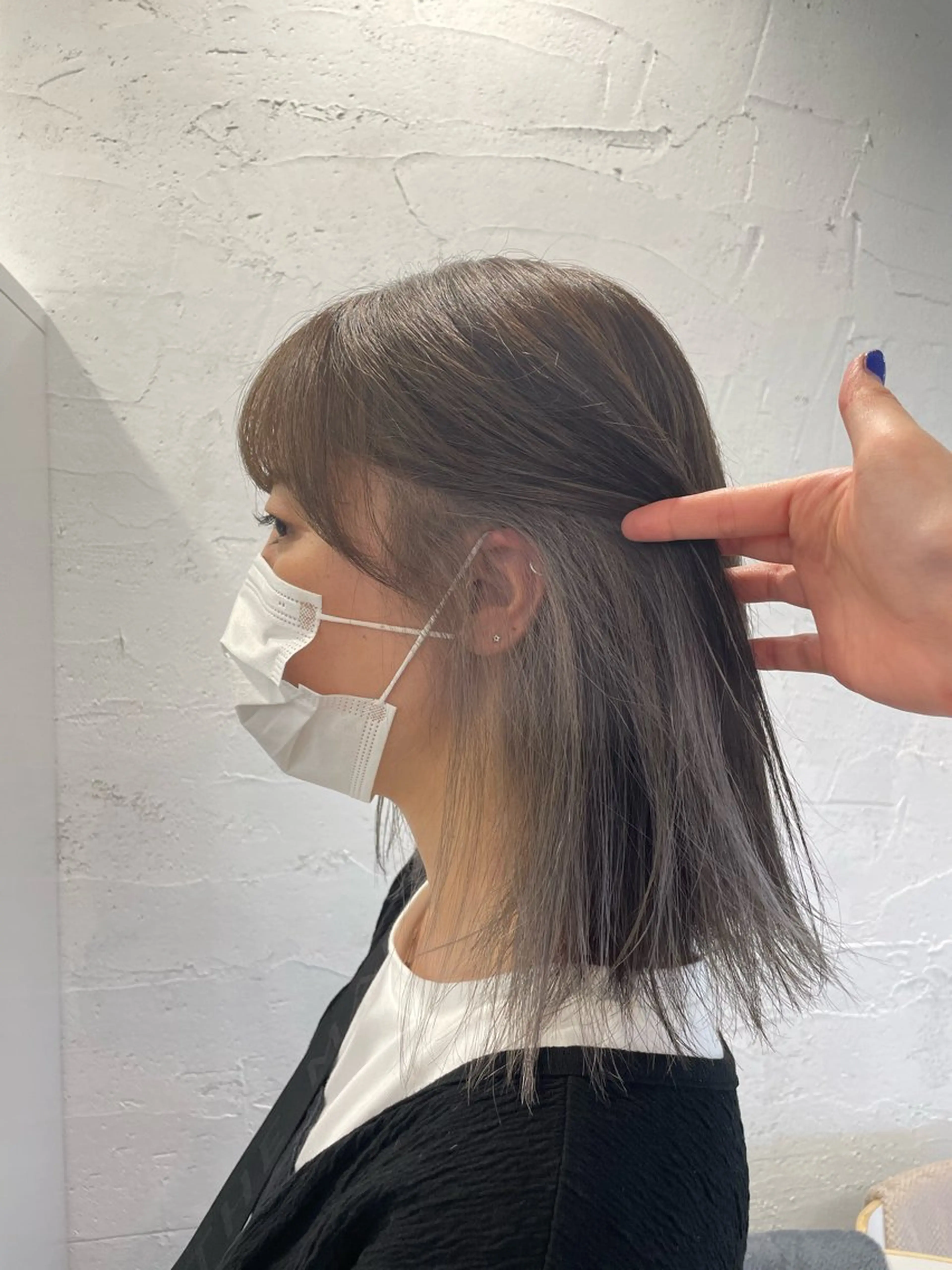 ショート カラー 園田 楓莉のヘアスタイル