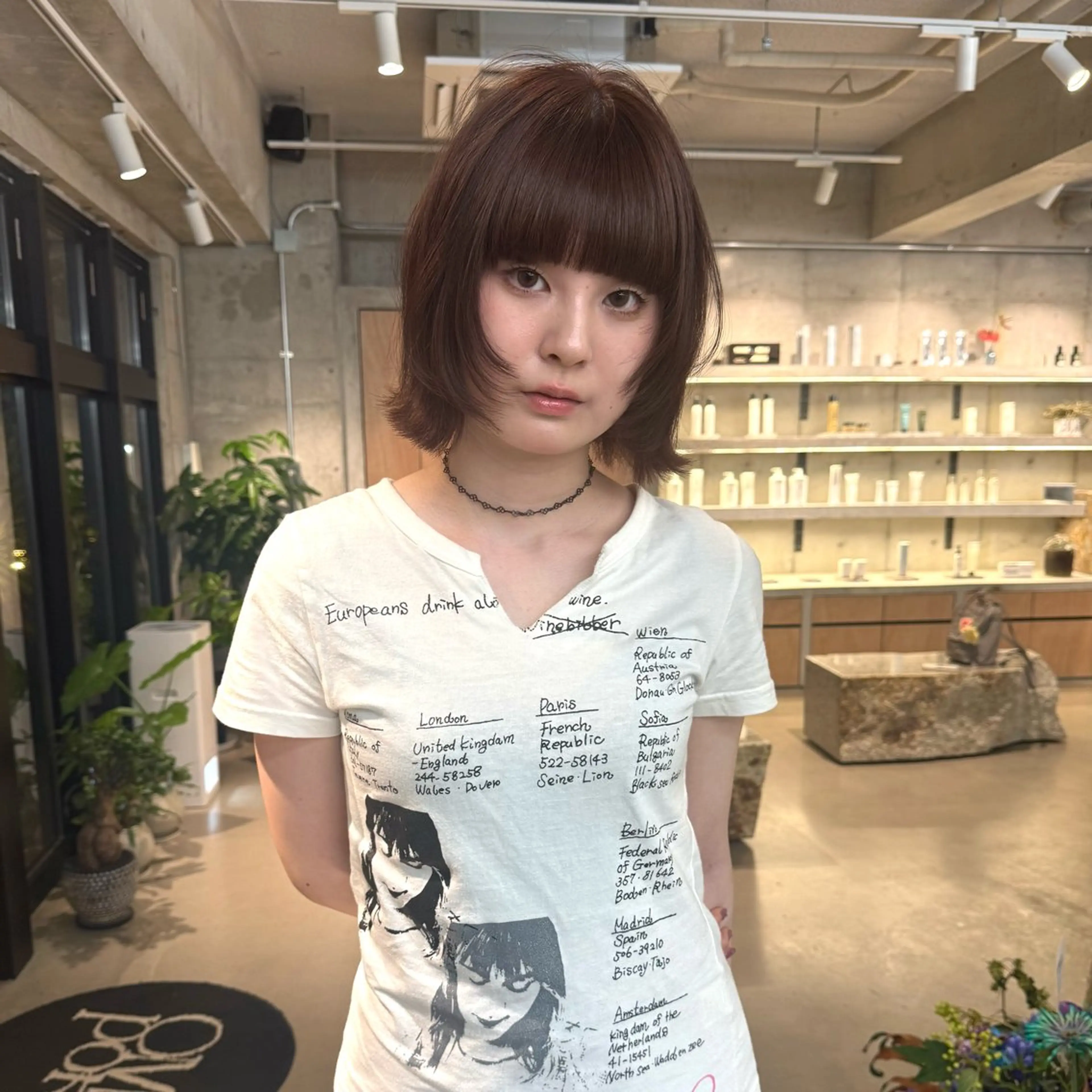 ワンカラー➕シャンプーブローの写真