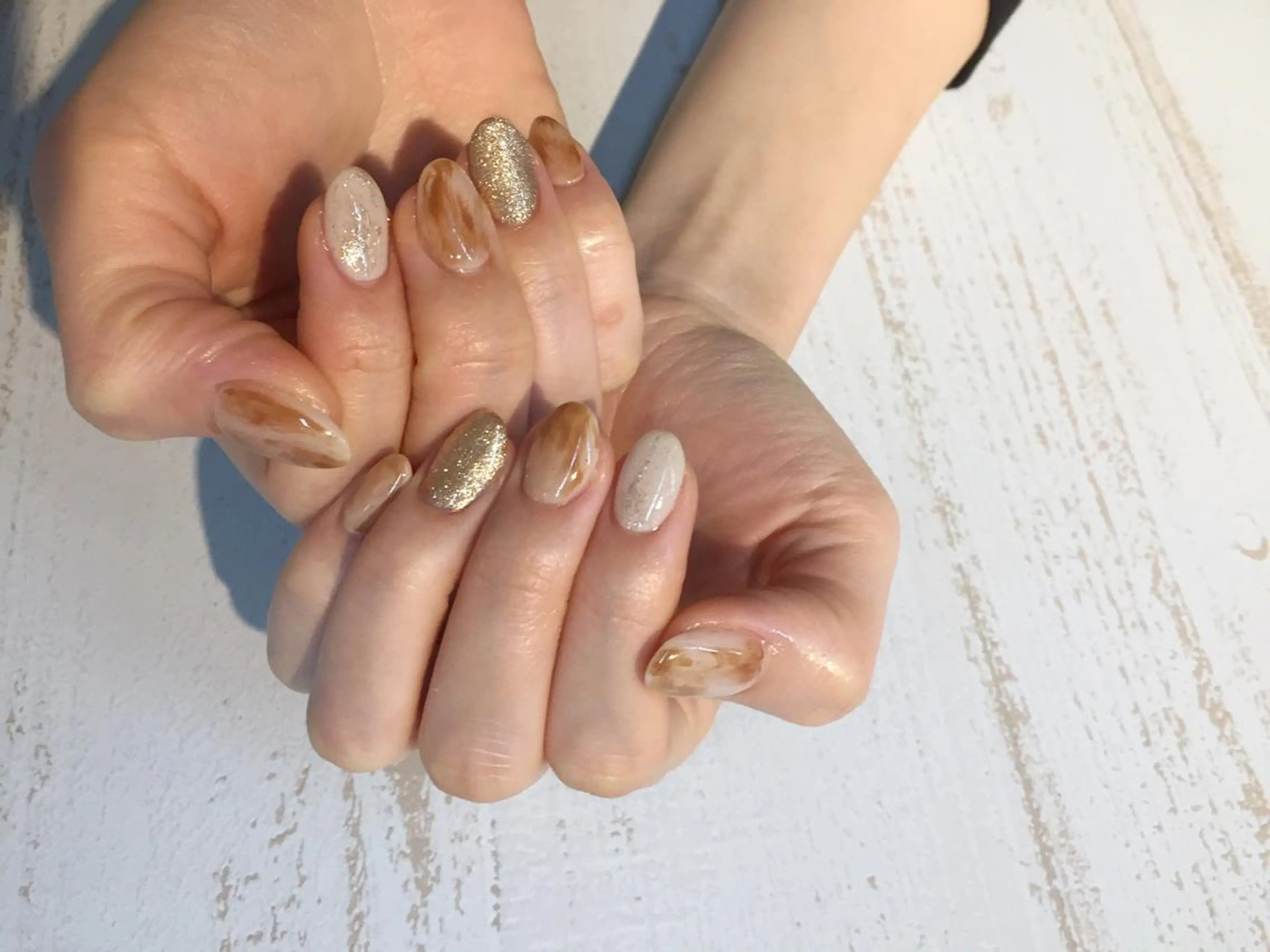 ネイル ニュアンスネイル private nail salon   crystal ⭐︎ color所属・crystal ⭐︎ colorのネイルデザイン