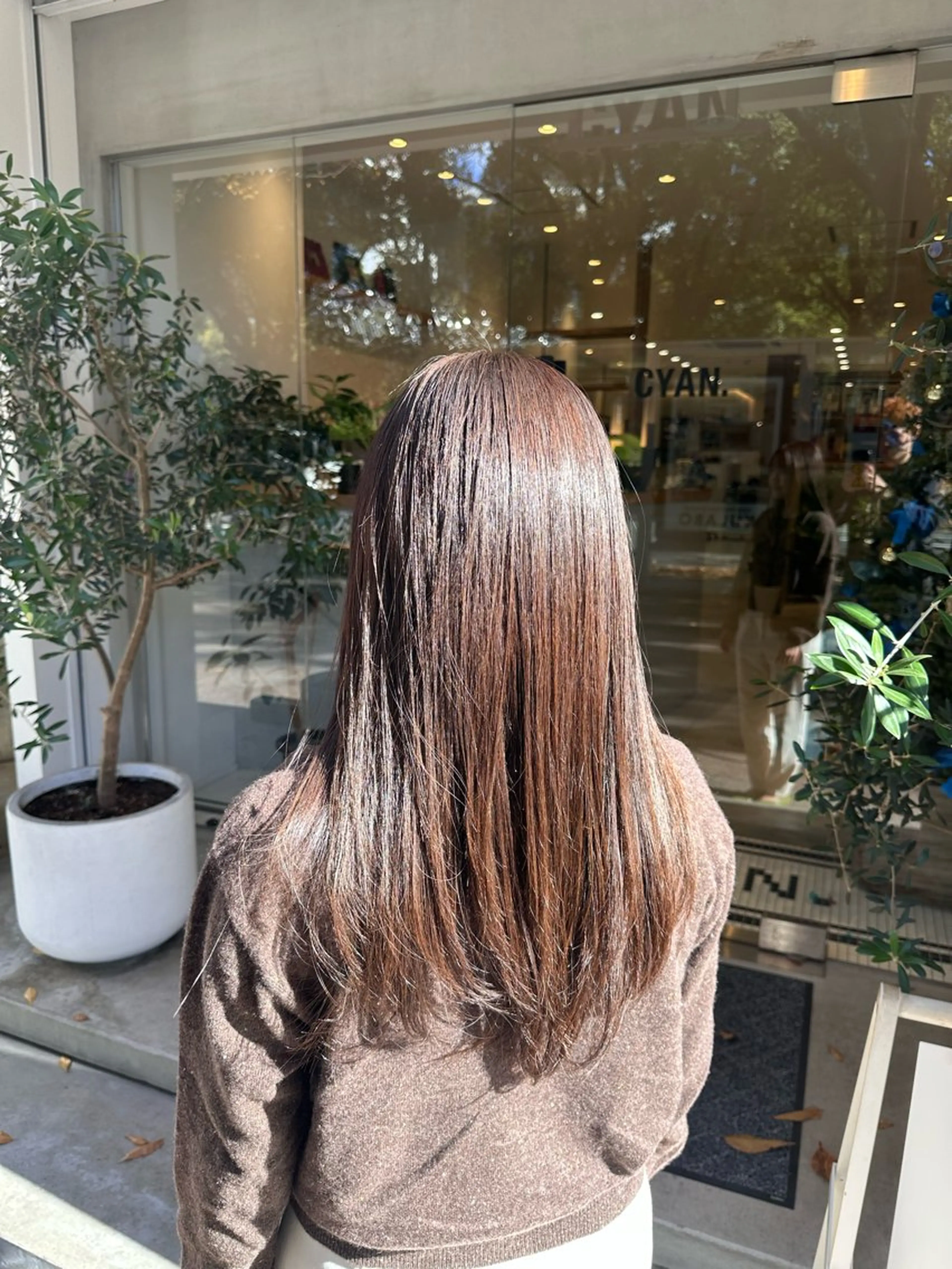 ロング カラー 井村 晃琉のヘアスタイル