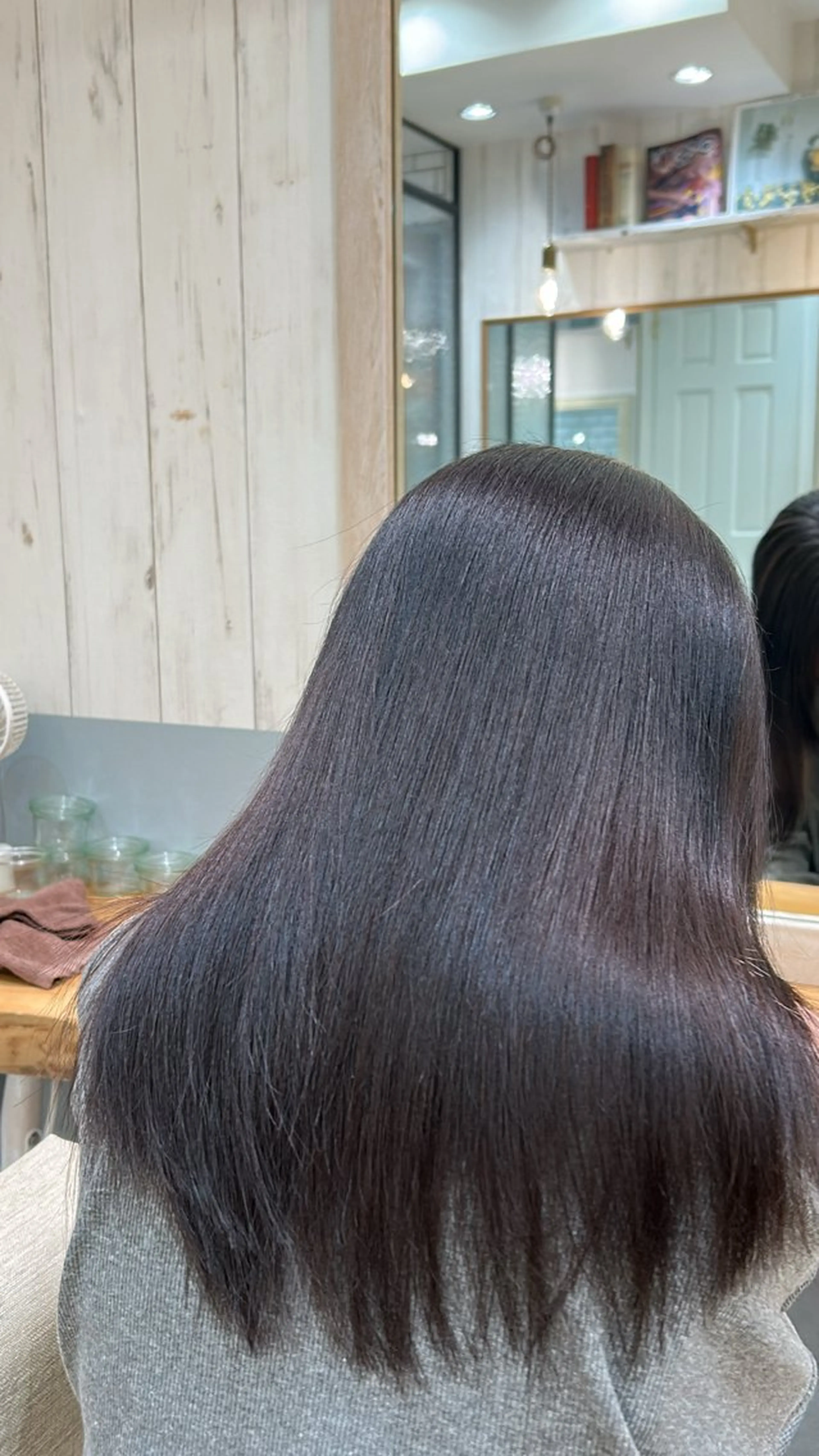 ロング ボブ/レイヤーボブ/ 髪質改善/梶川 夏季のヘアスタイル