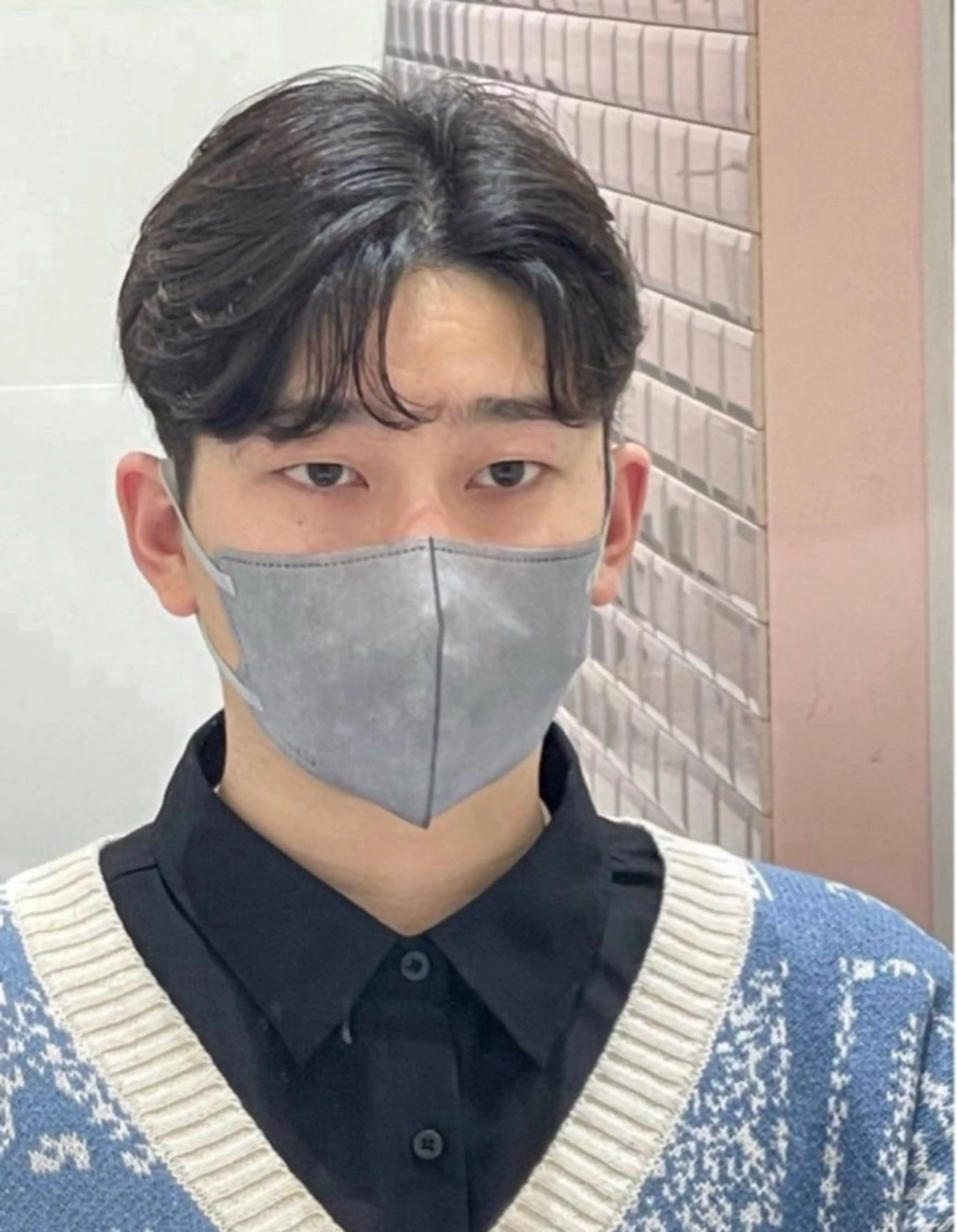 メンズ メンズ韓国風 カット ❤︎︎韓国ヘア❤︎︎ 𝑺𝒉𝒊𝒉𝒐のヘアスタイル