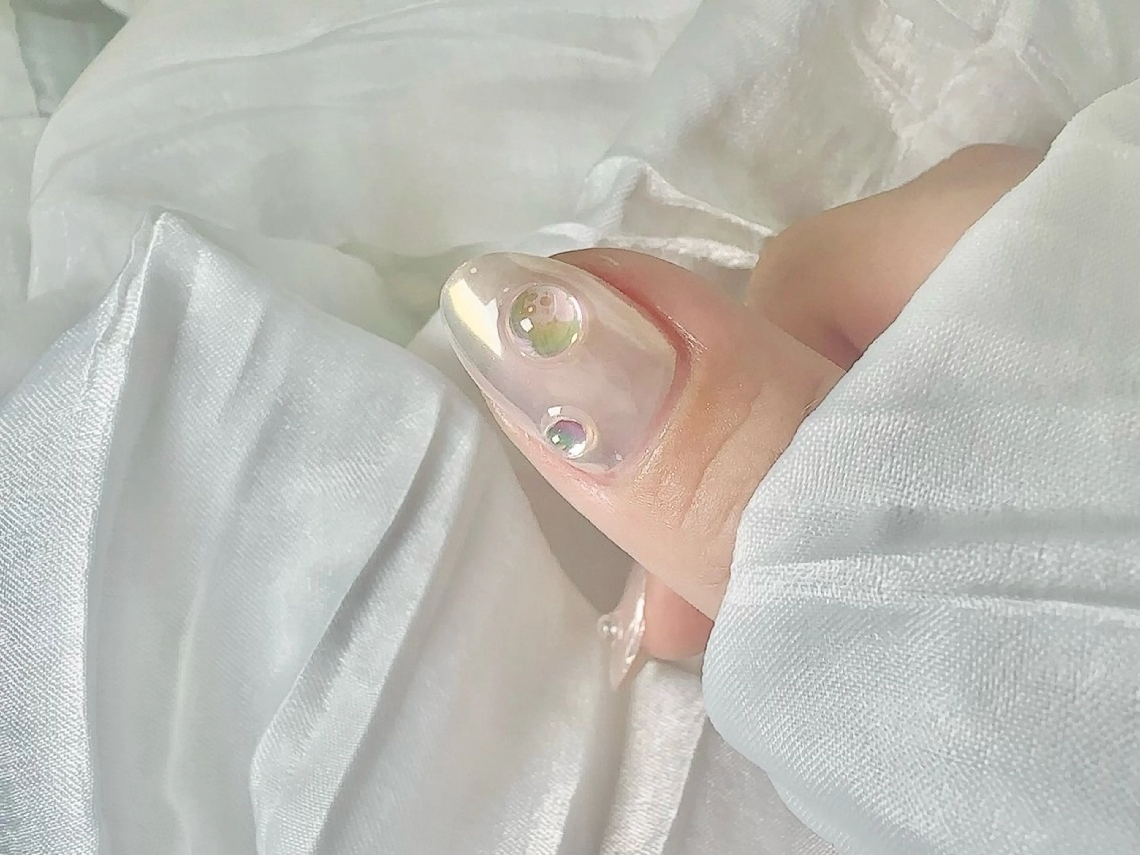 ネイル クリアネイル フットネイル フレンチネイル ジェルネイル 韓国ネイル ハンドネイル ハンドケア nail salon Feerieのネイルデザイン