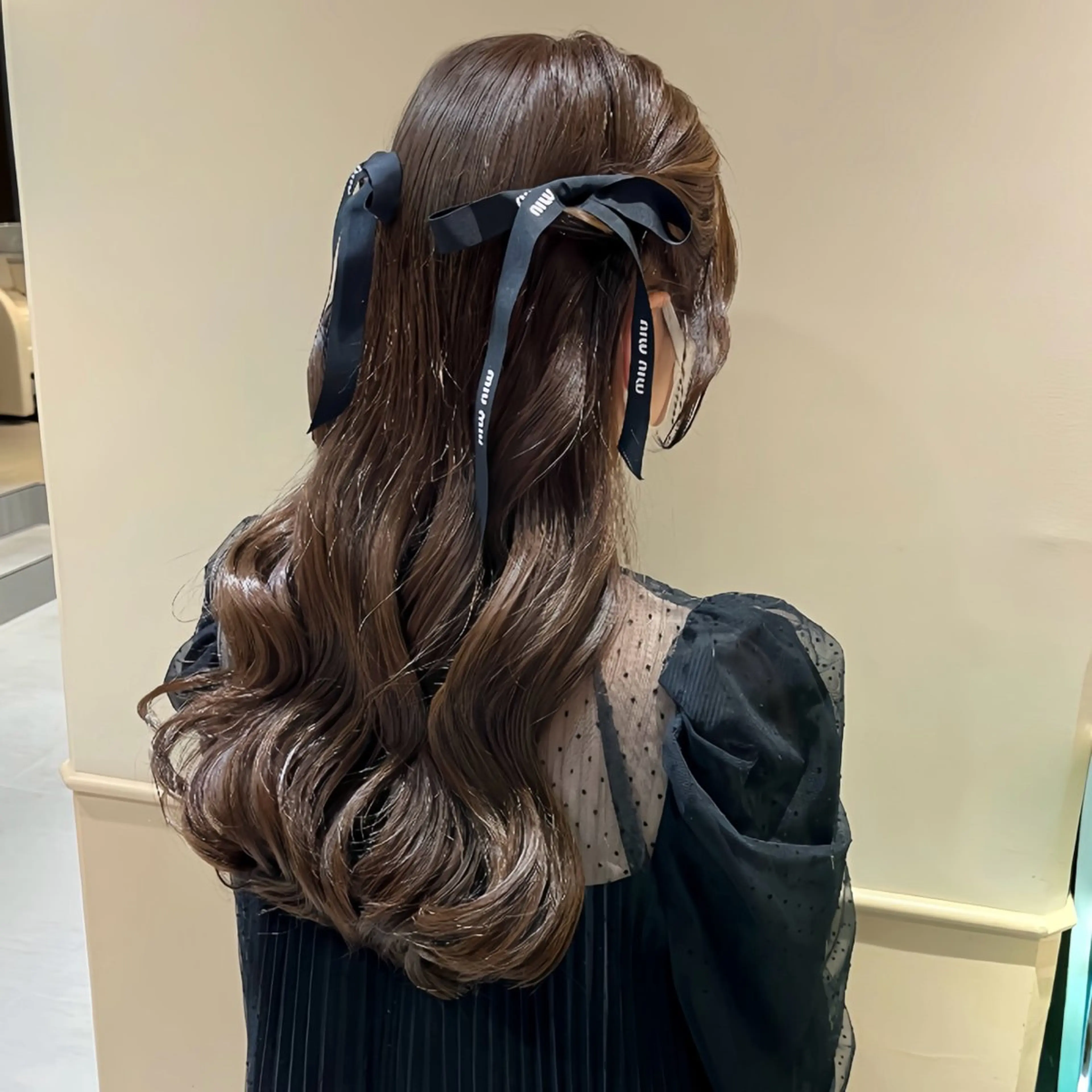 ロング ヘアアレンジ ヘアセット 🫧tomoka 透明感カラー🫧のヘアスタイル
