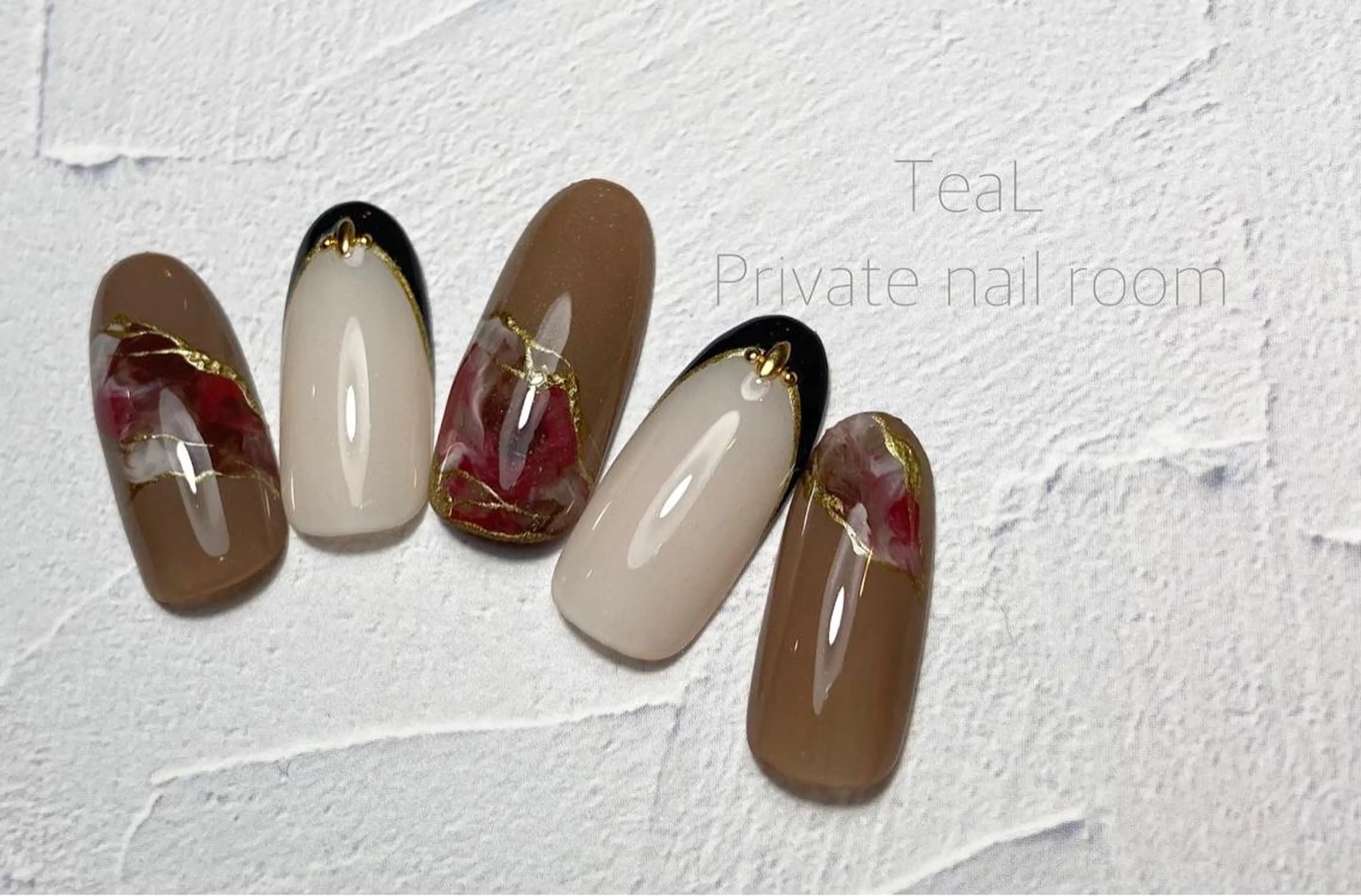 ネイル ハンドネイル TeaL nailのネイルデザイン