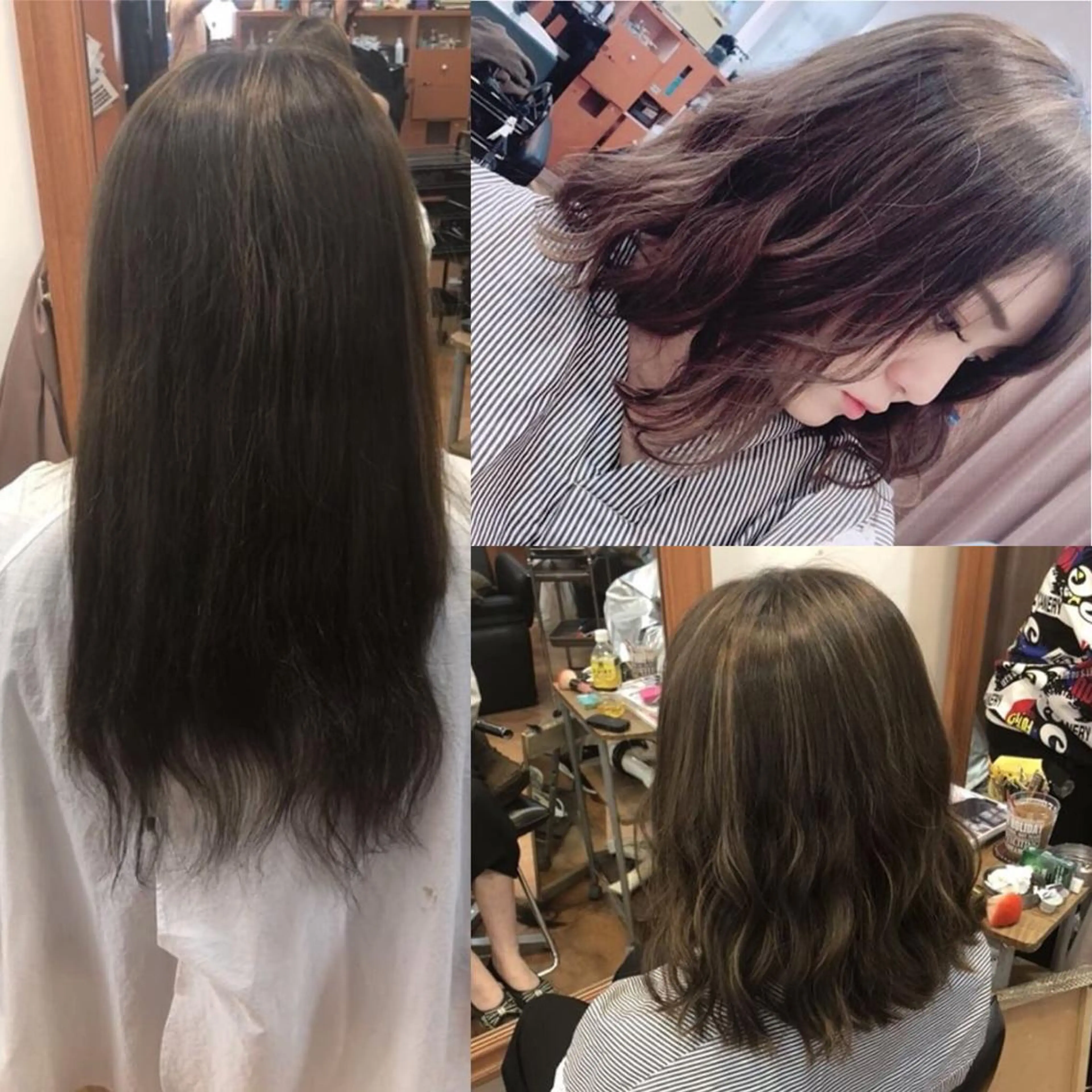 ミディアム ボブ カット LOCO Ko-kiのヘアスタイル