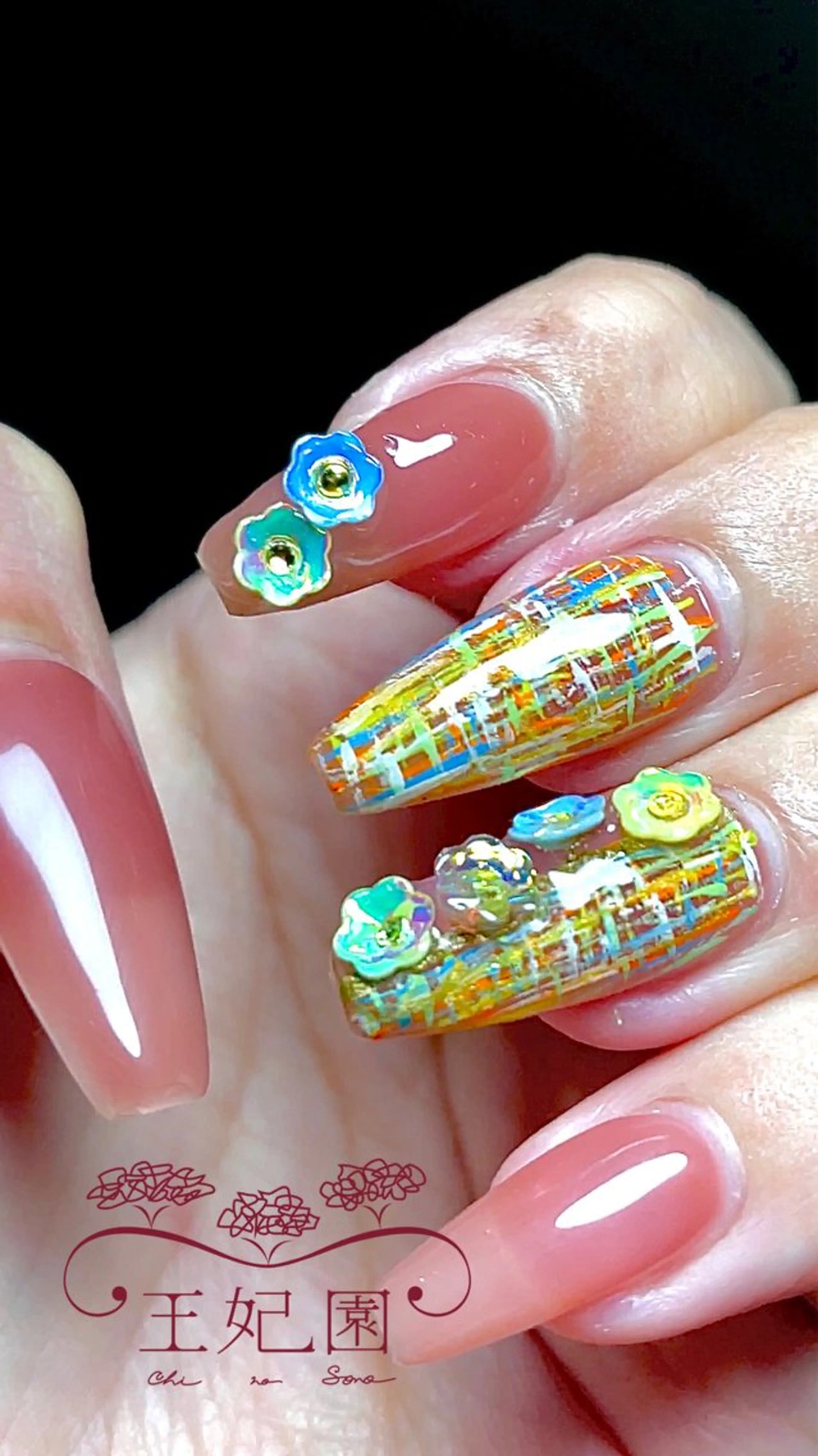 ネイル 長さ出し スカルプネイル ハンドネイル フットネイル ハンドケア nail salon王妃の園所属・王妃の園 ohinosonoのネイルデザイン
