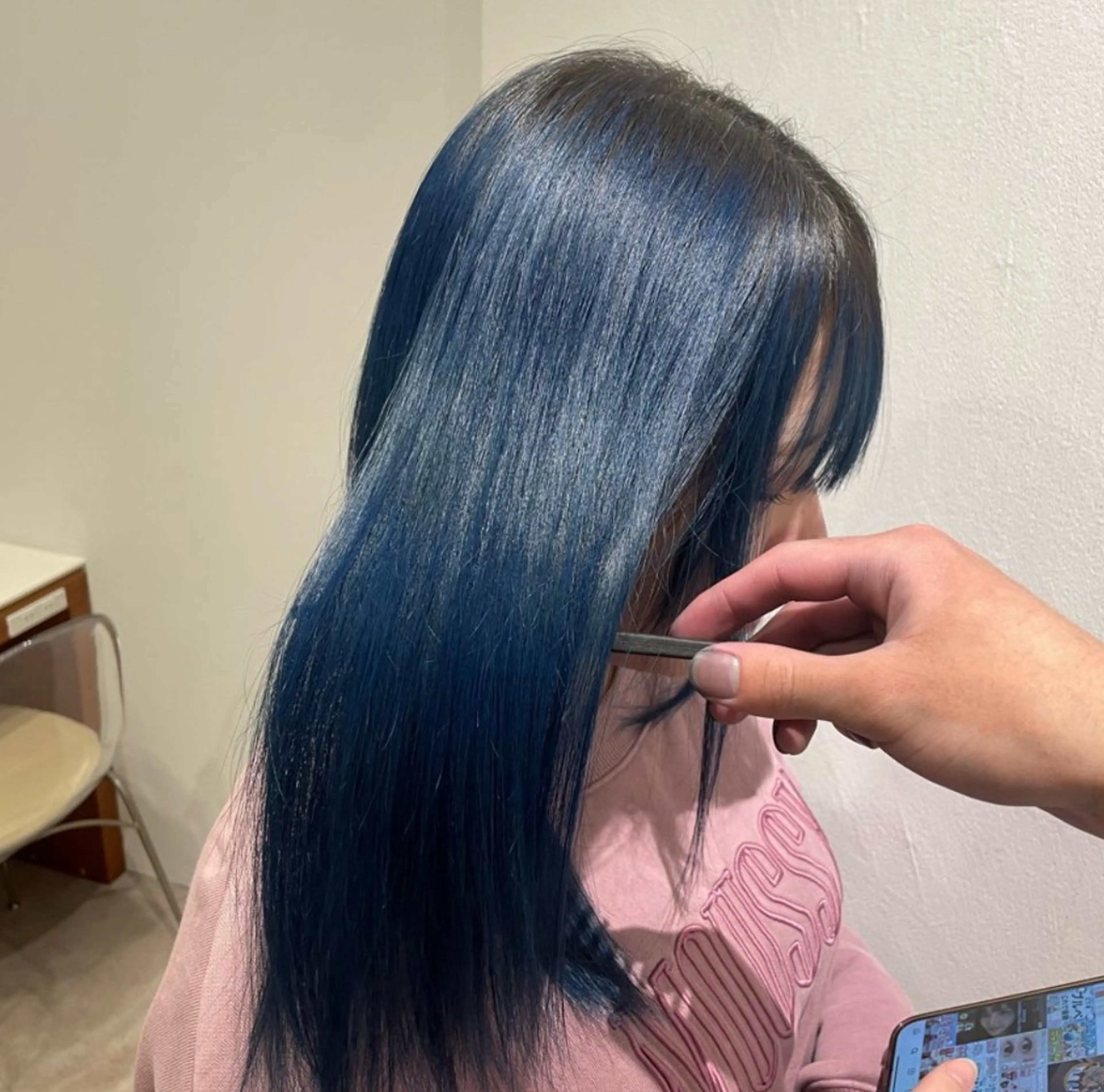 ミディアム カラー トリートメント ヘアカラー トリートメント 渋谷/垢抜けボブ 髪質改善/ショウゴのヘアスタイル