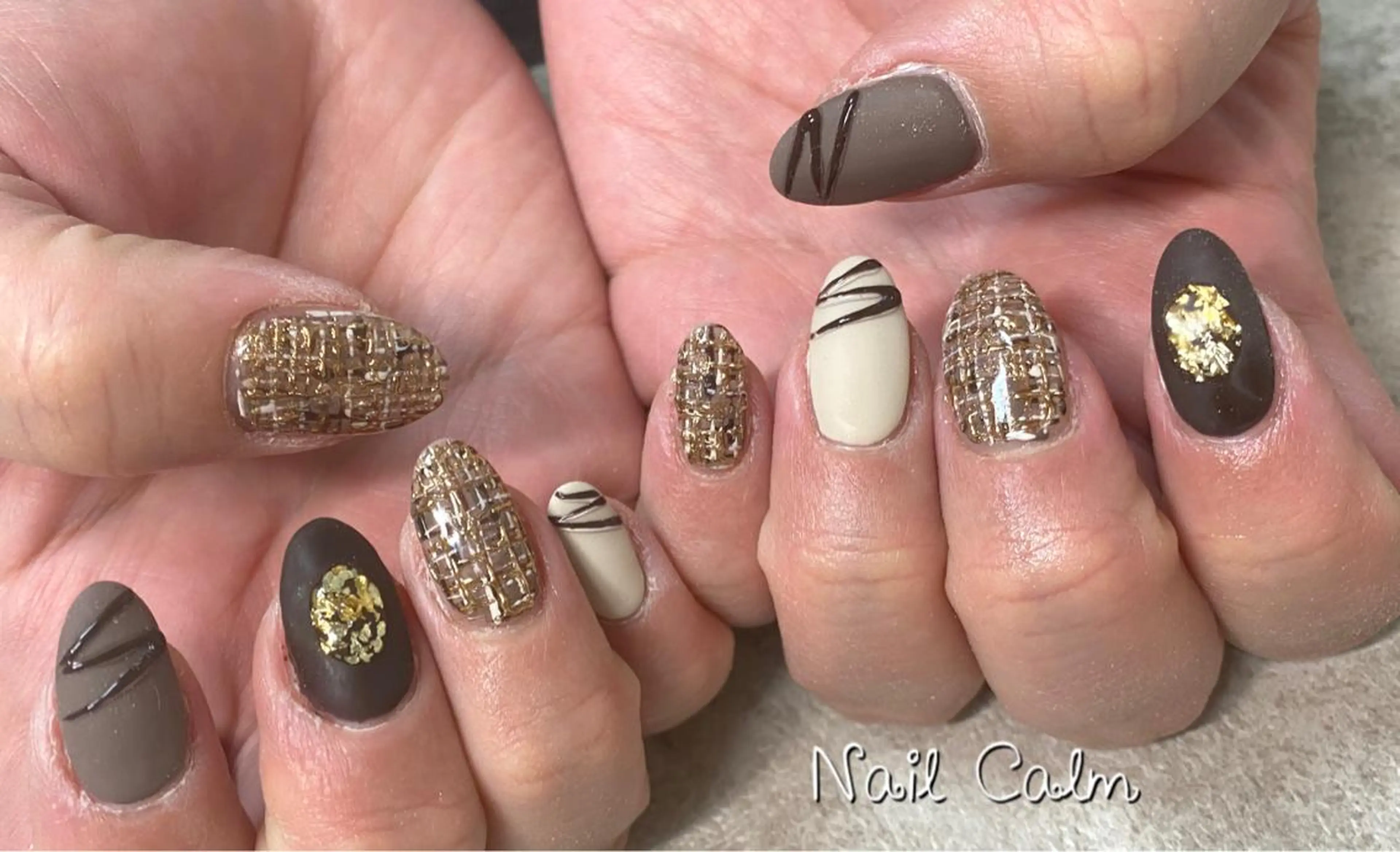 ネイル アートネイル ハンドネイル Nail Calm所属・プライベートサロン Calmのネイルデザイン