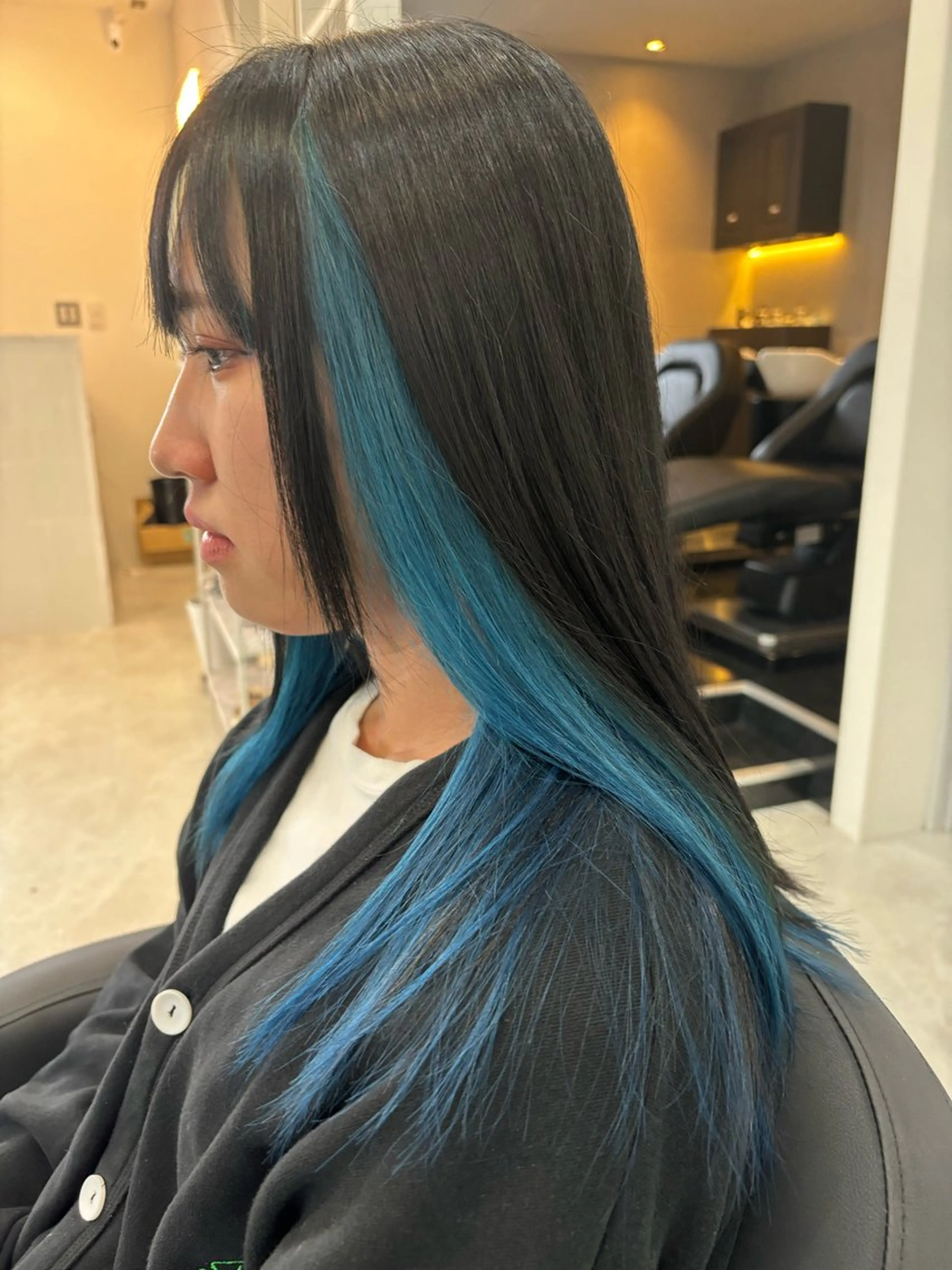 ロング ハイライト BLEACHI桜田店所属・BLEACHI桜田店 西澤元気のヘアスタイル