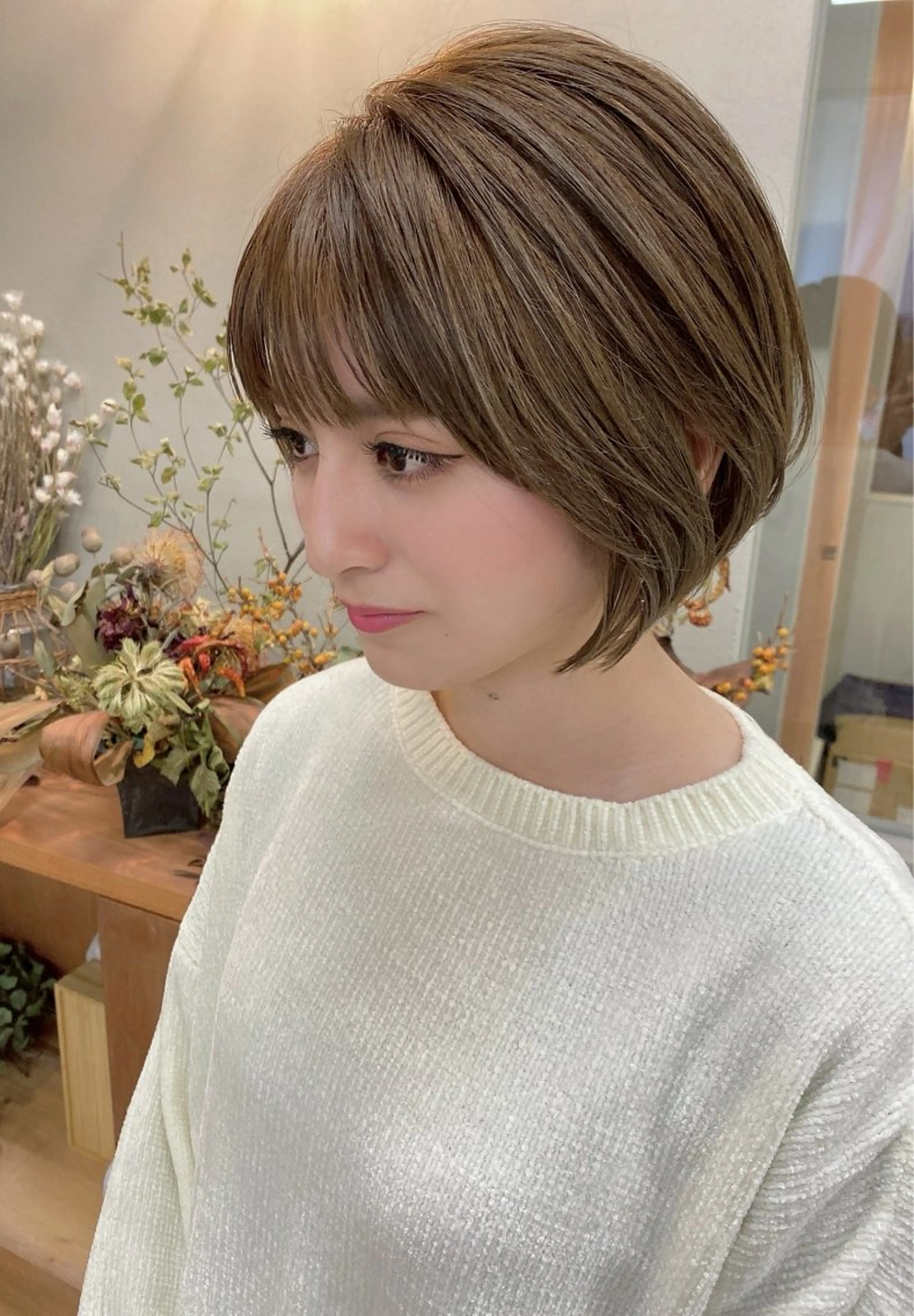 前髪カット＋透明感カラー＋トリートメントL iteの写真