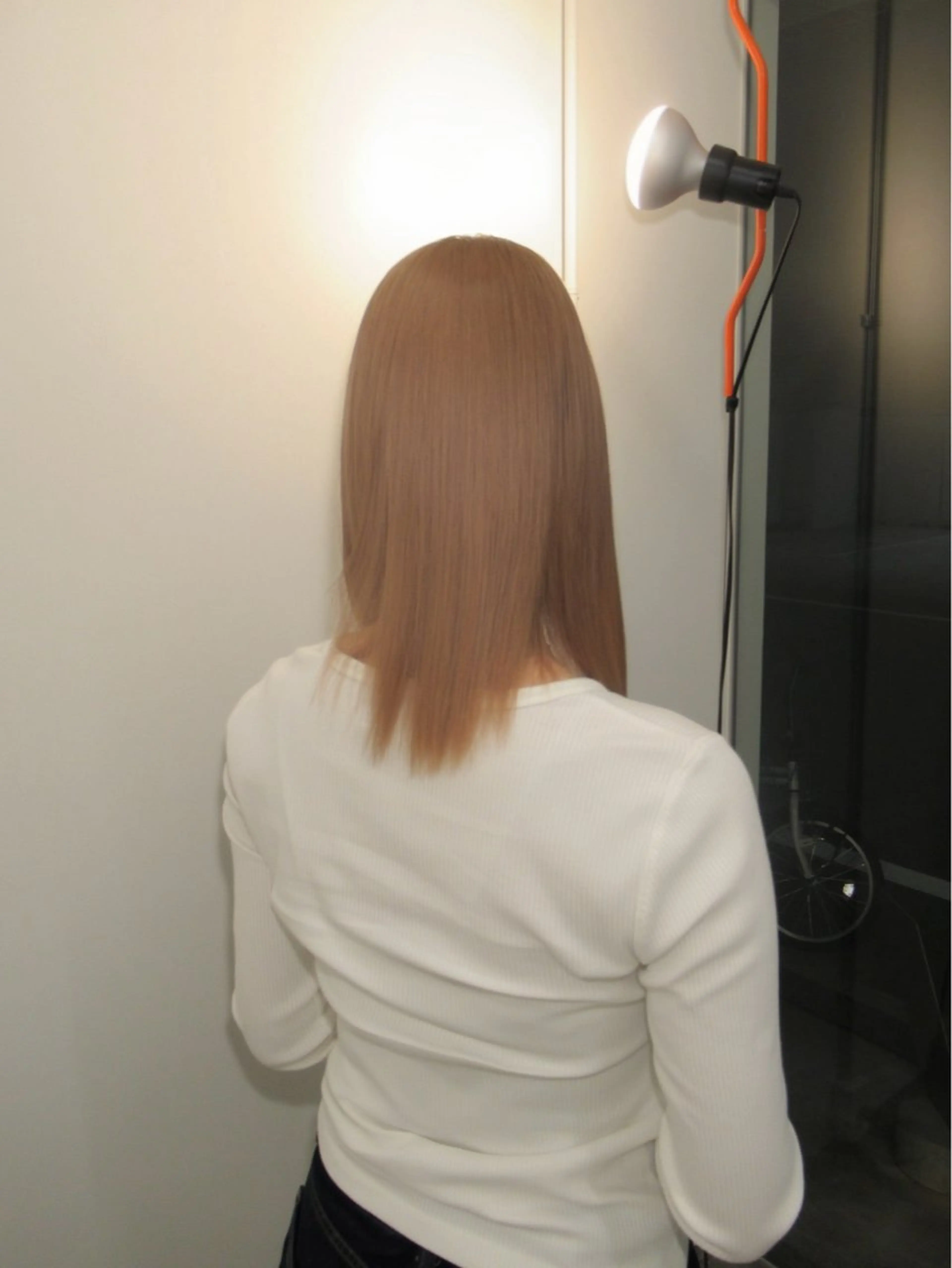 ミディアム 縮毛矯正 トリートメント wabi【ワビ】所属・堀 愛深のヘアスタイル