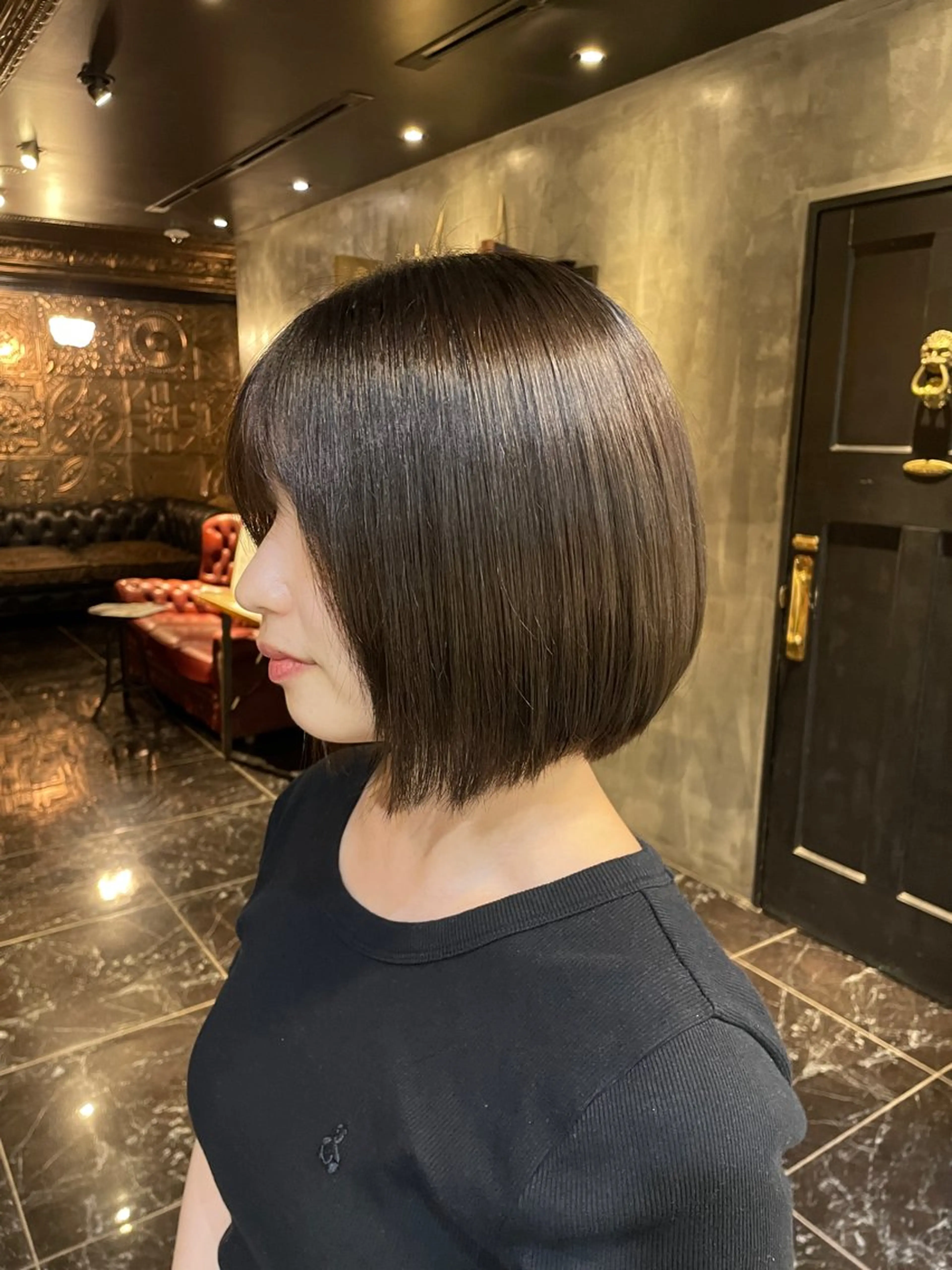 カラー ベージュカラー ブリーチ ブリーチなしカラー オリーブベージュ ルカ/ レイヤーカット🍓のヘアスタイル