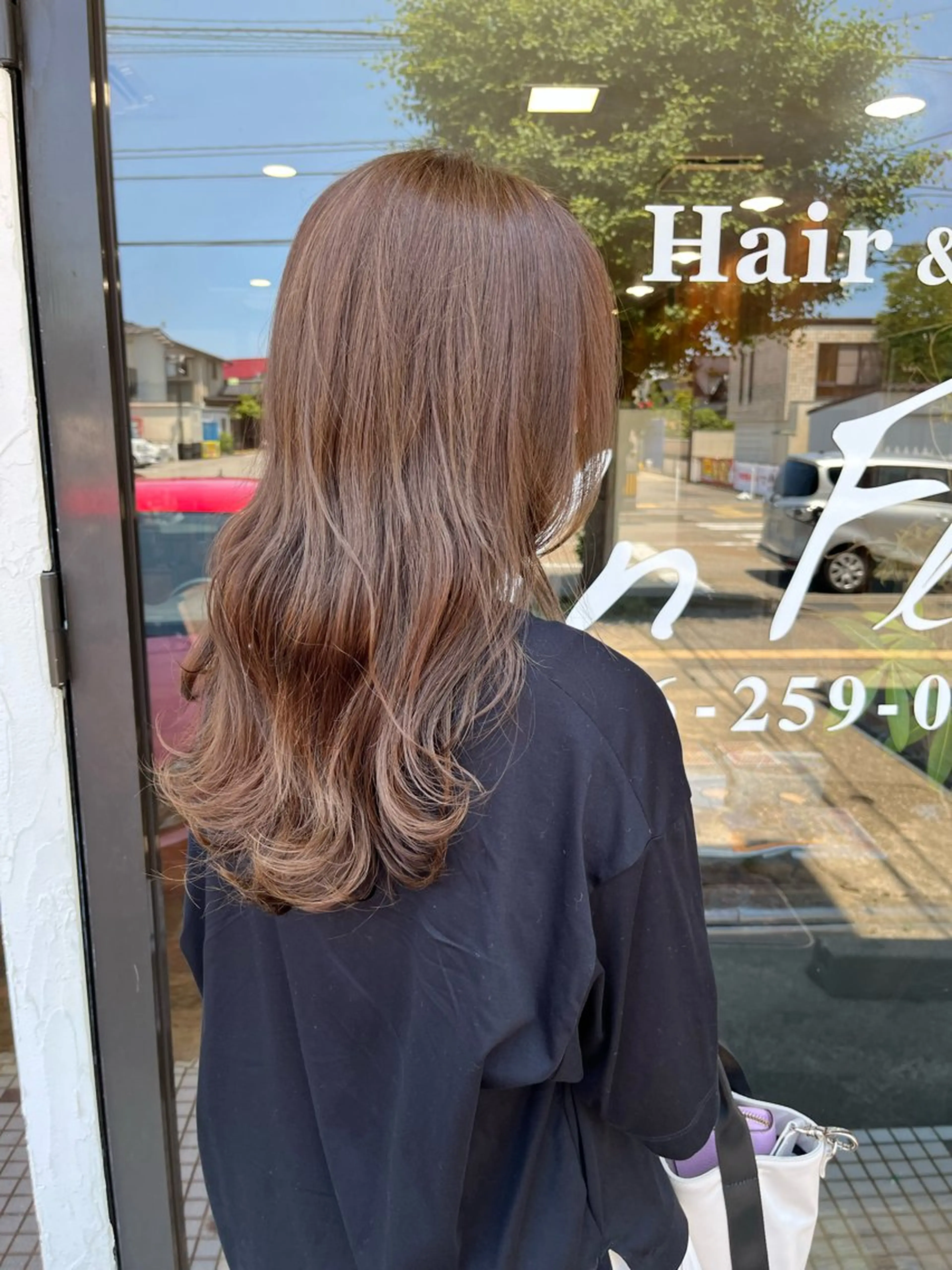 ミディアム ヘアカラー トリートメント Un Fleur所属・立野 希沙のヘアスタイル