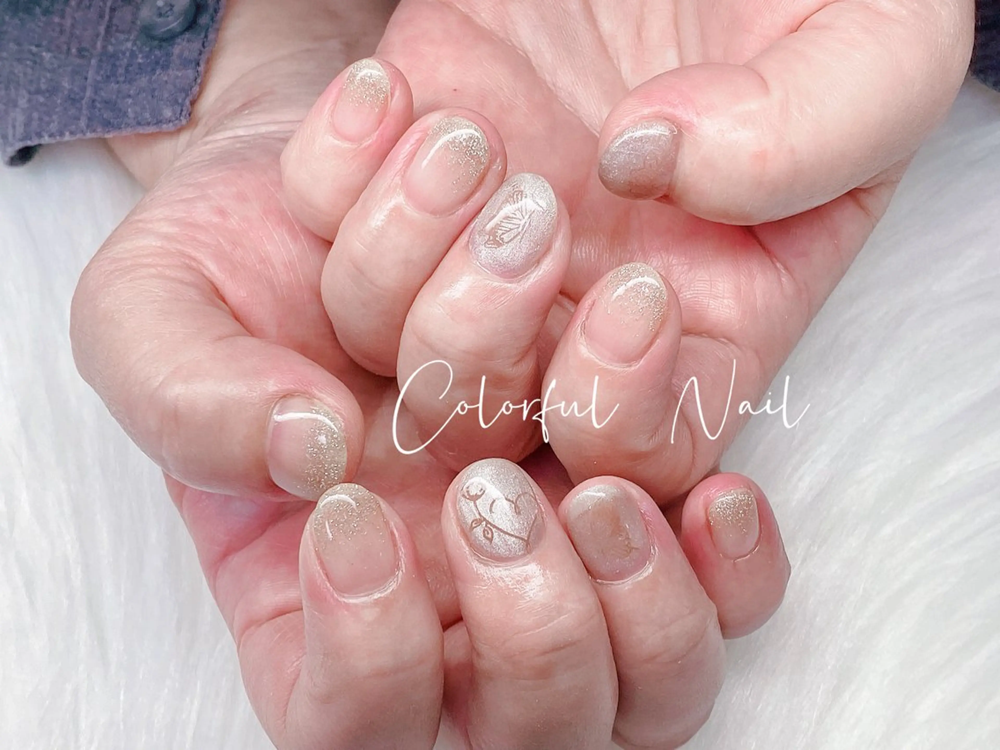 🎀持ち込みンシンプルデザイン🎀 90分（ソフトジェルオフあり）⭐️新規ソフトジェルオフ無料の写真