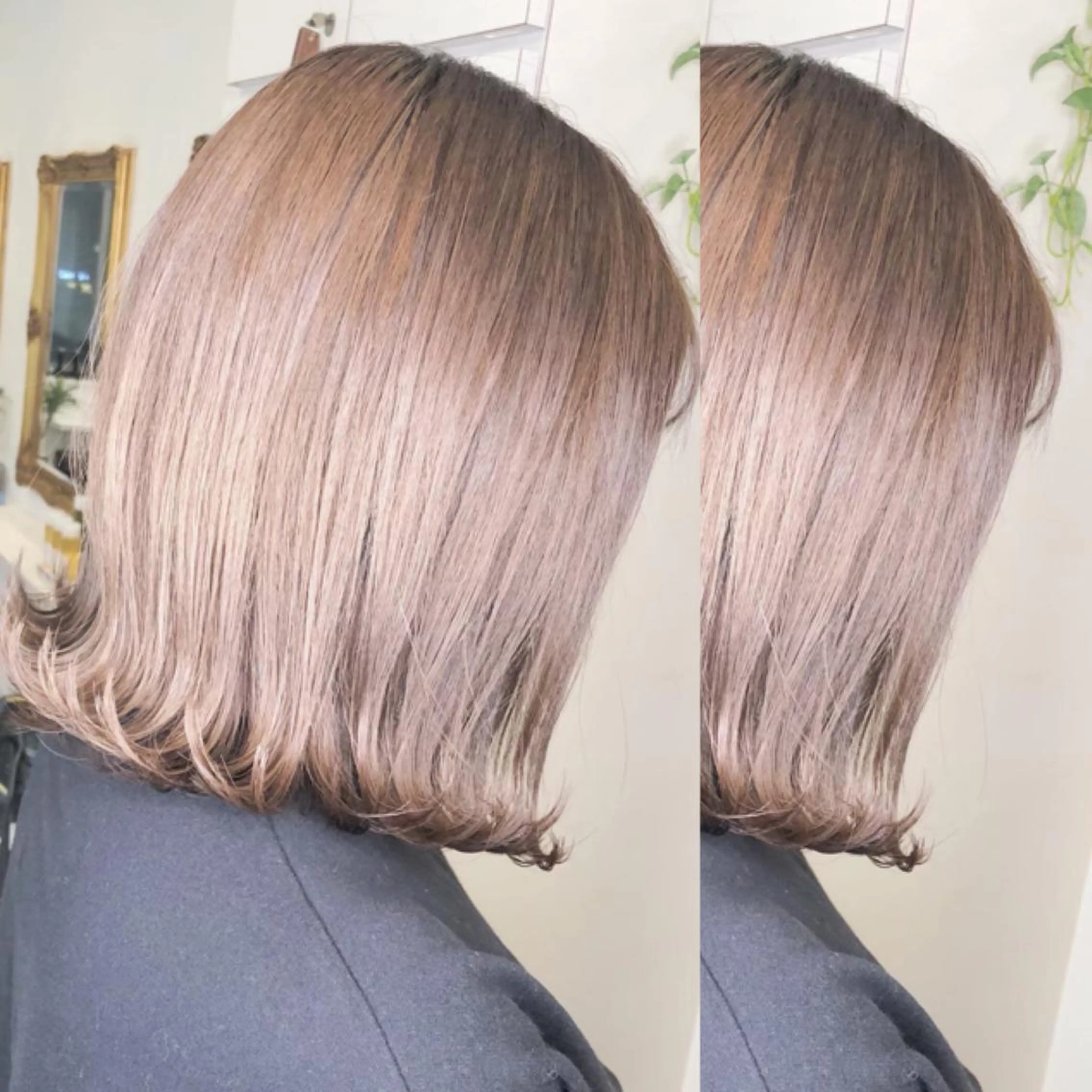 ミディアム カラー ヘアアレンジ 🦋韓国ヘア 坂本 菜摘🦋のヘアスタイル