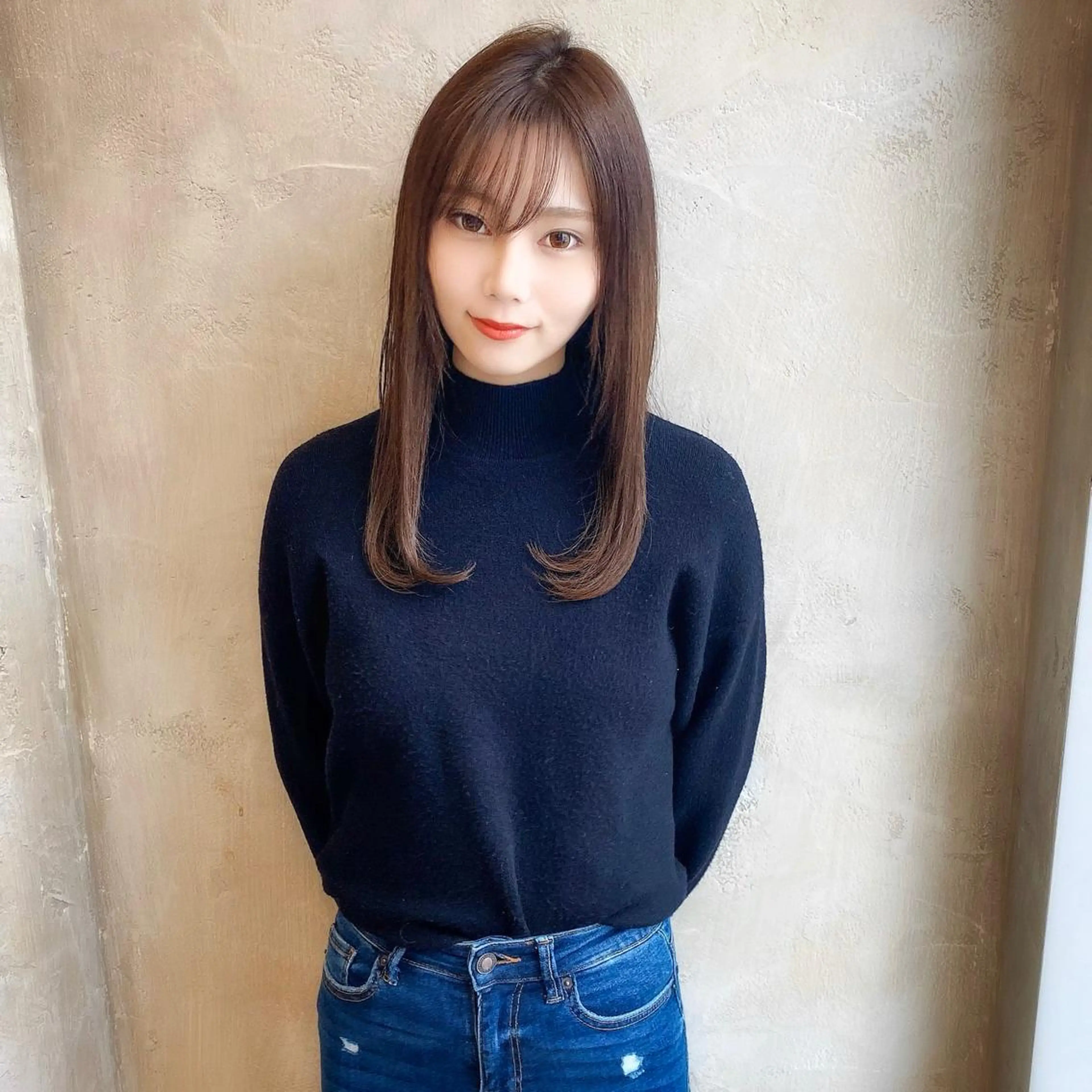 セミロング On所属・新宿　ショート・ボブ カットモデル募集のヘアスタイル