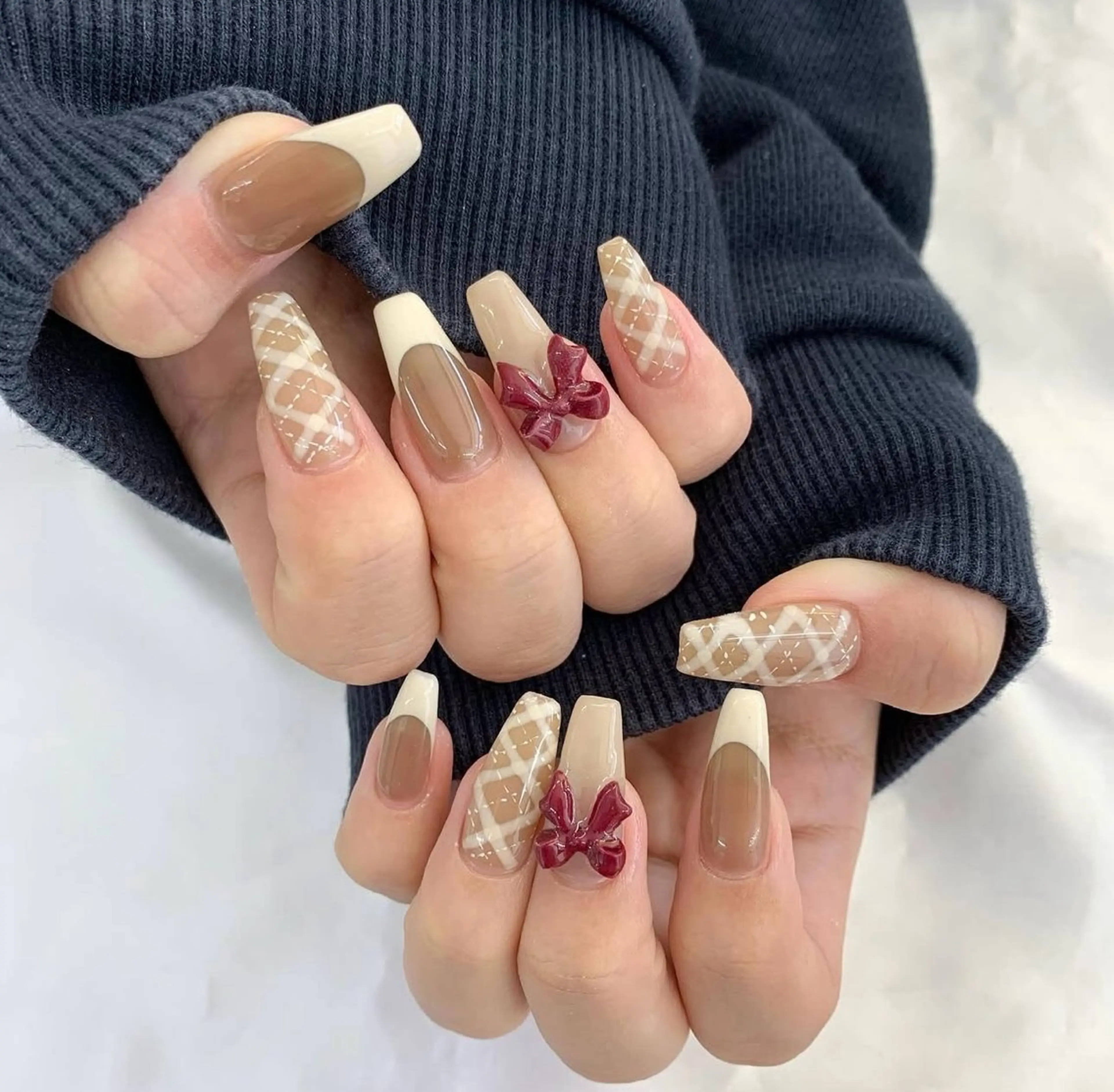 ネイル 韓国ネイル 持ち込み ニュアンスネイル ネイルチップ ハンドネイル TABI ANA.CHUOのネイルデザイン