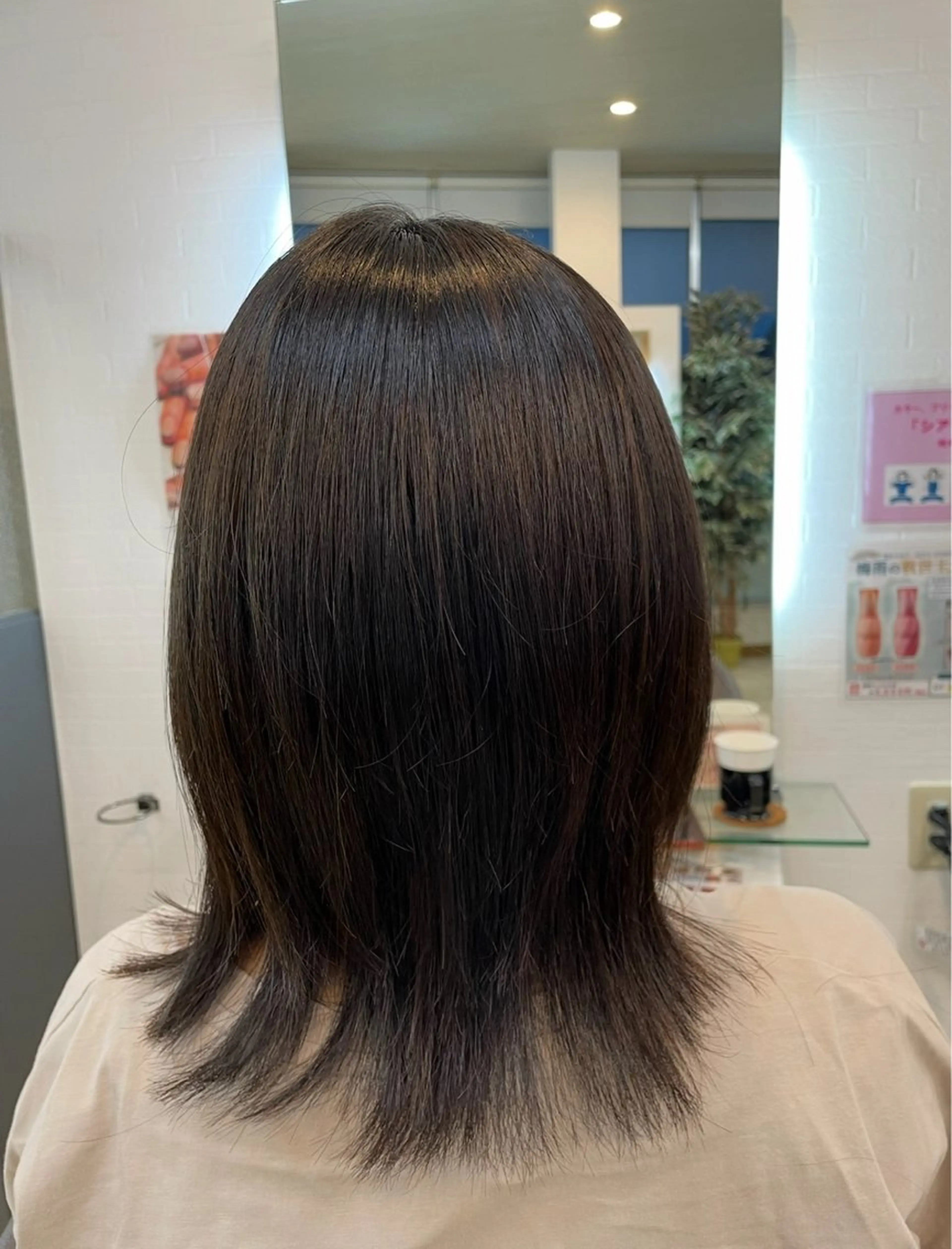 セミロング 甲田 和生のヘアスタイル