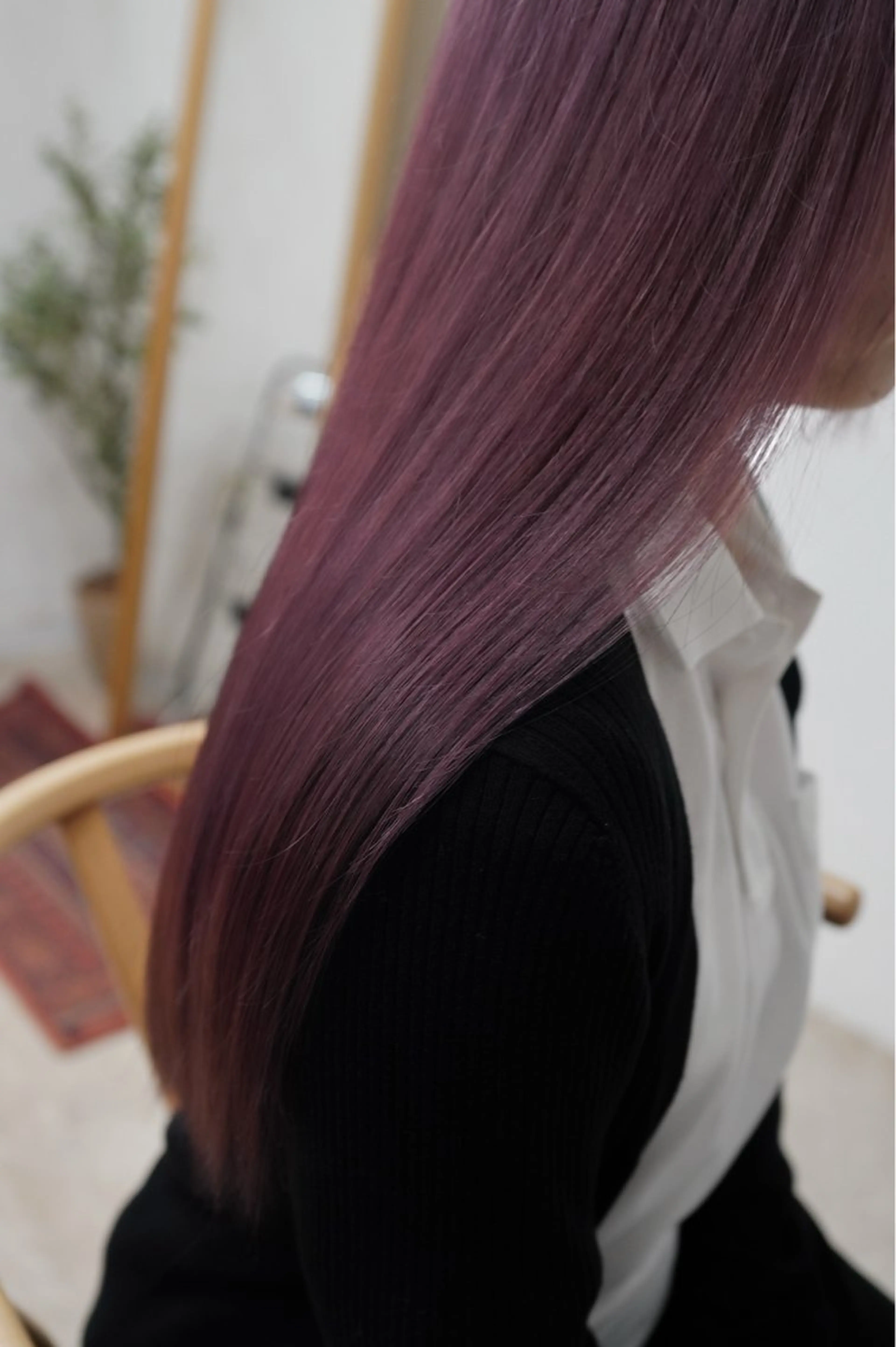 ロング カラー ダブルカラー ラベンダーカラー ラベンダーピンク ピンクカラー ヘアカラー 傷まないブリーチ🪽 /大図みらいのヘアスタイル