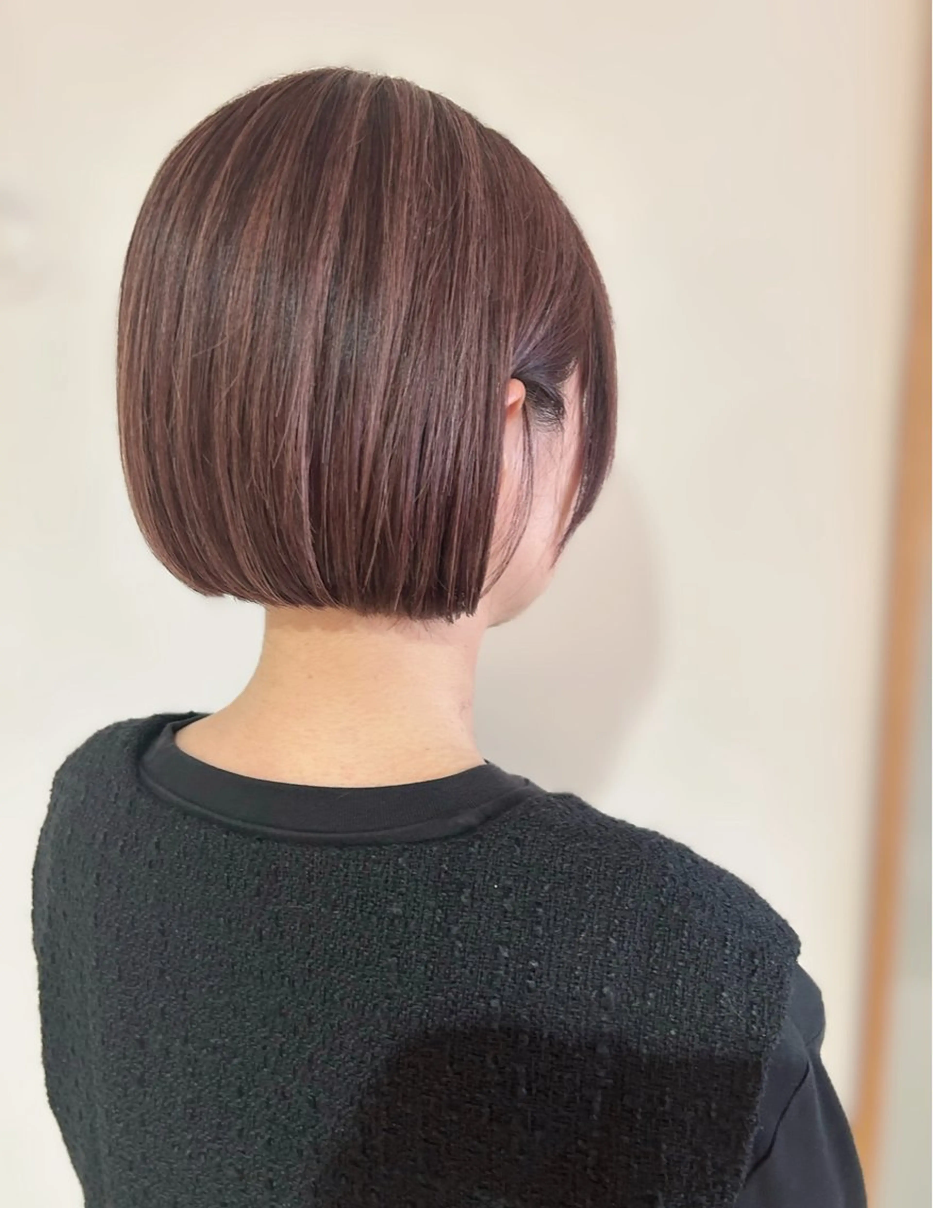 ショート カラー ブラウンカラー 透明感カラー ハイライトカラー ピンクカラー ピンクブラウン カット ヘアカラー トリートメント Halo 長居店 "ROKI"のヘアスタイル