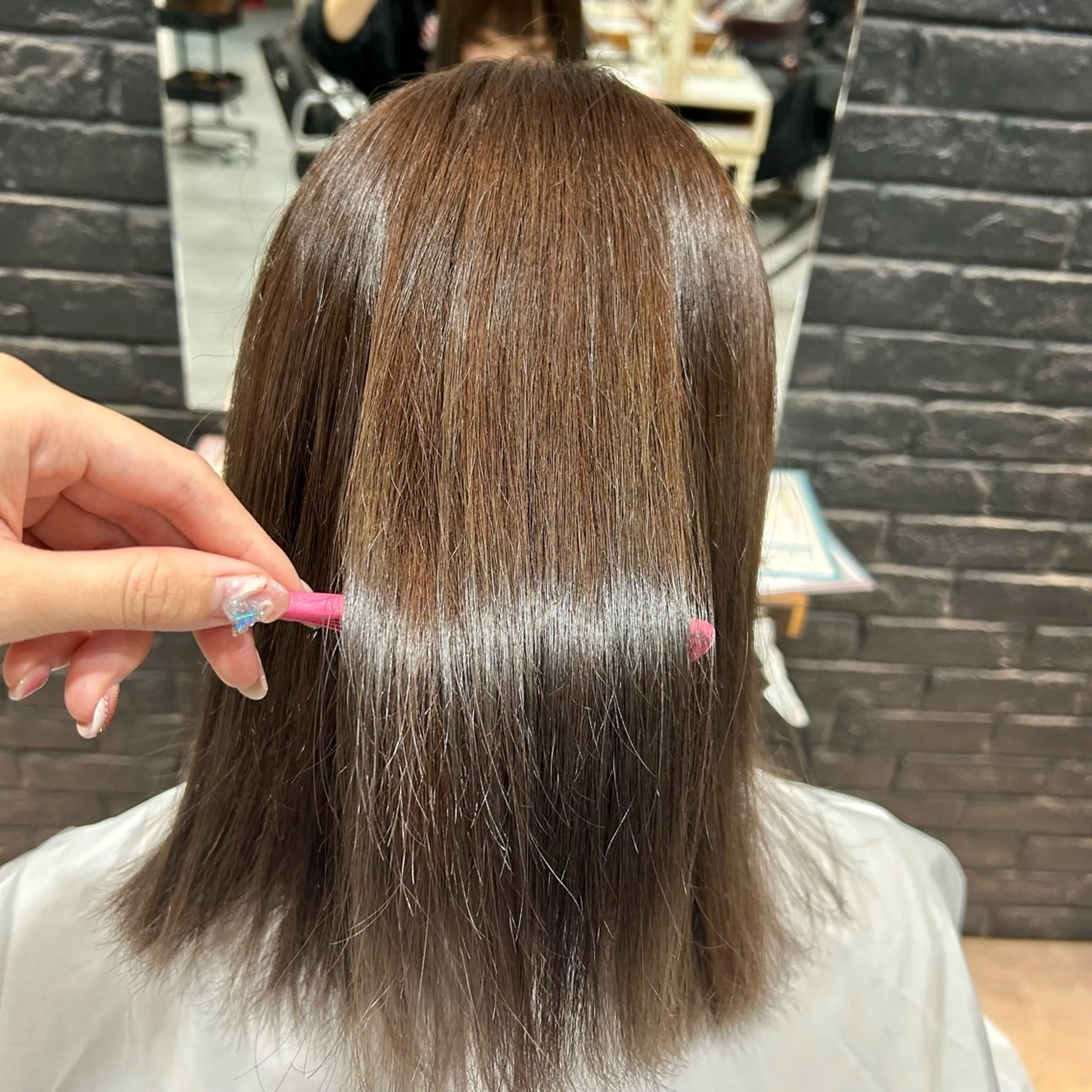 ミディアム カラー Slap Dash 【スラップ ダッシュ】所属・髪質改善カラー 🧸かりん🎀‪のヘアスタイル