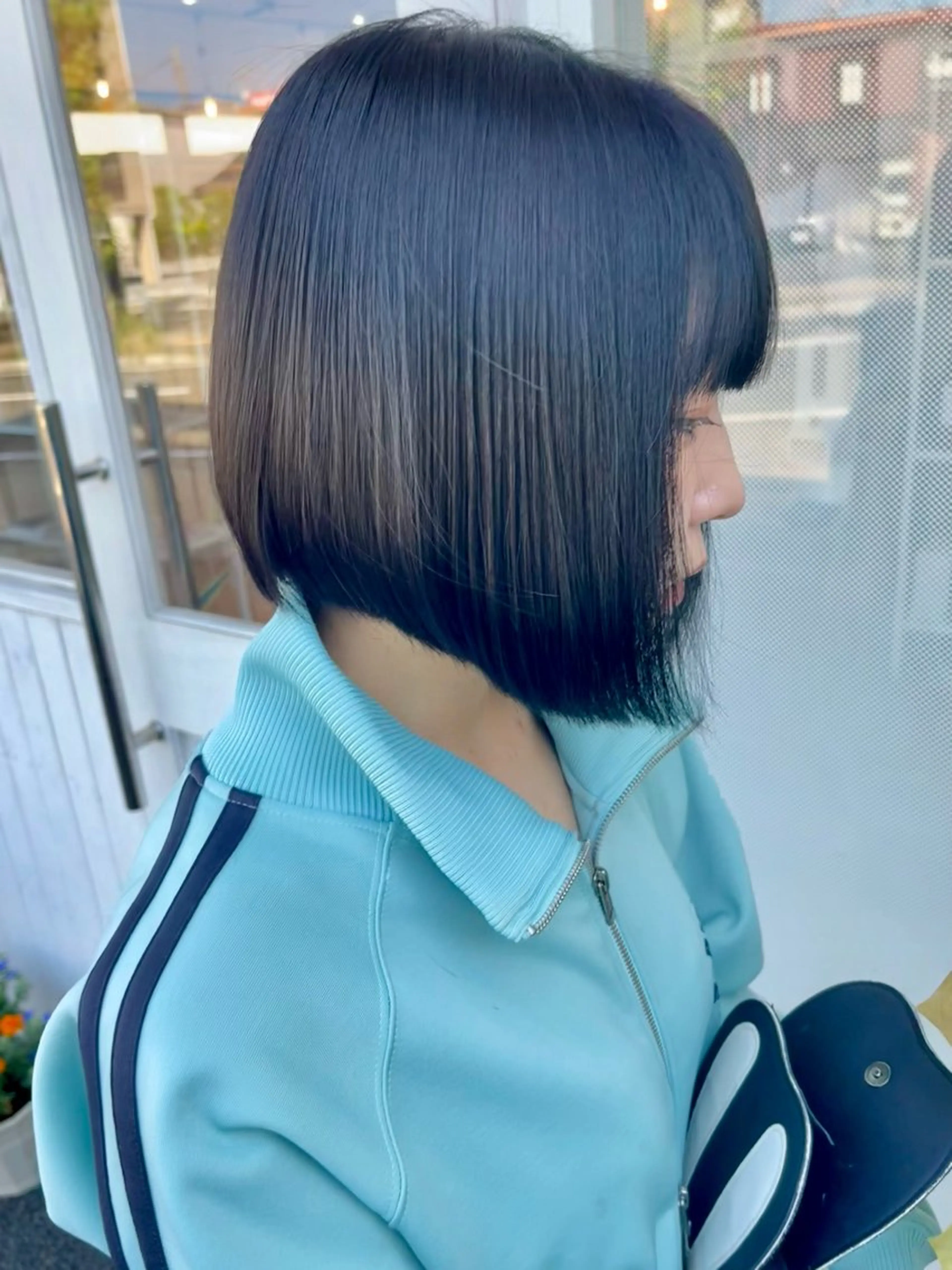 ミディアム カット ヘアカラー トリートメント 🍭透明感カラー 志賀拓海🍬🌈のヘアスタイル