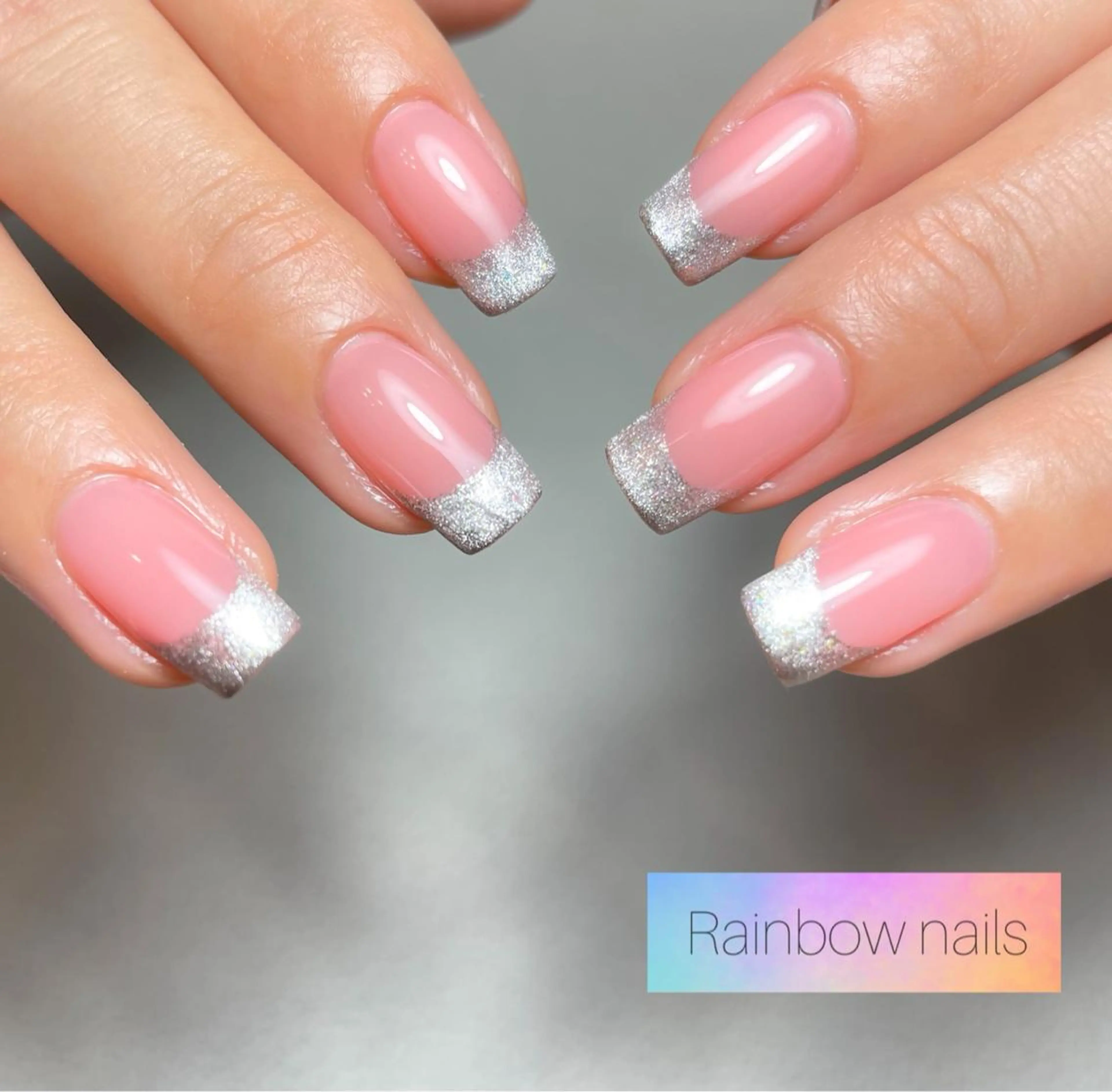 ネイル Rainbow nailsくろちゃんのネイルデザイン