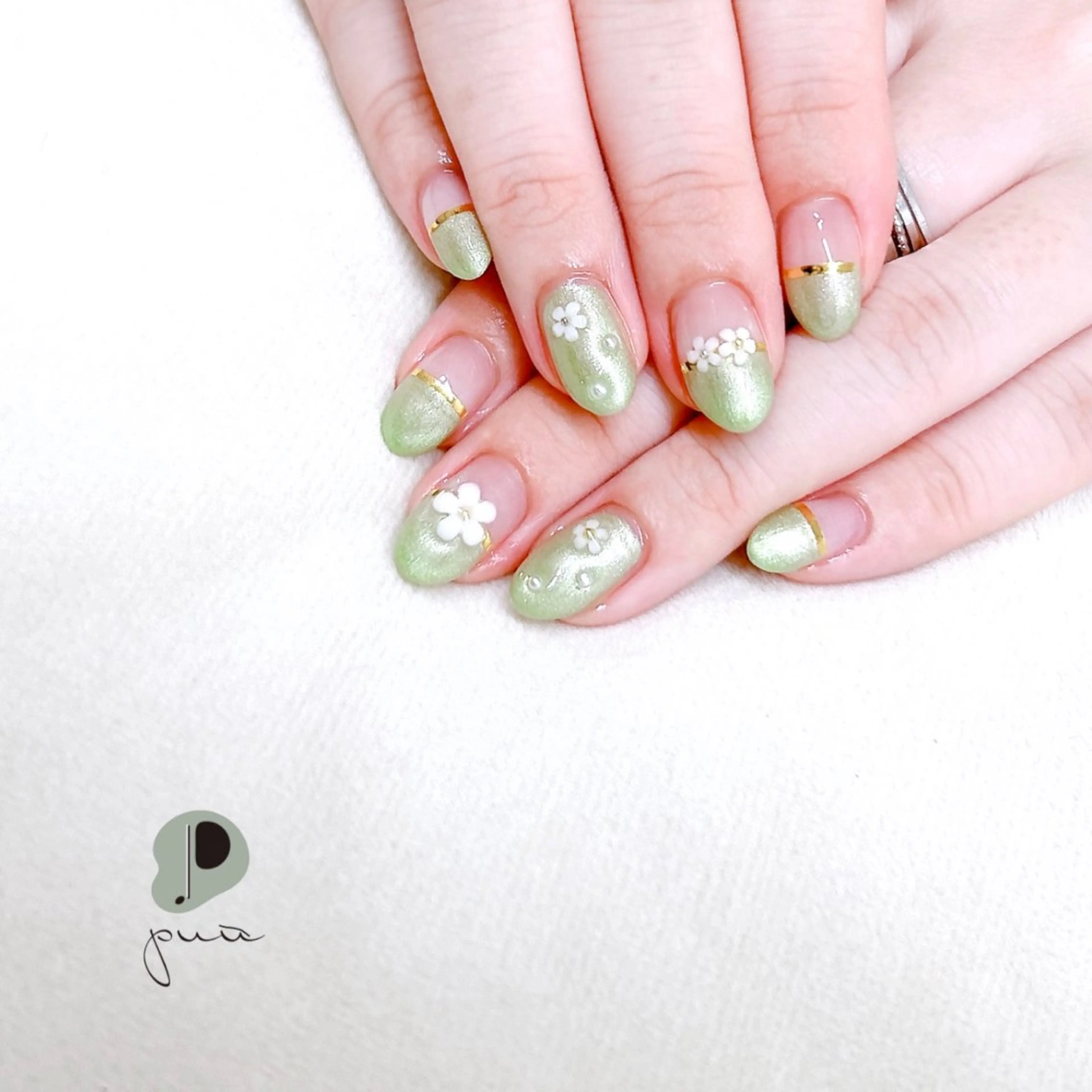 ネイル フレンチネイル ジェルネイル ワンカラーネイル ハンドネイル puu kyoto所属・Nail salon puu kyotoのネイルデザイン