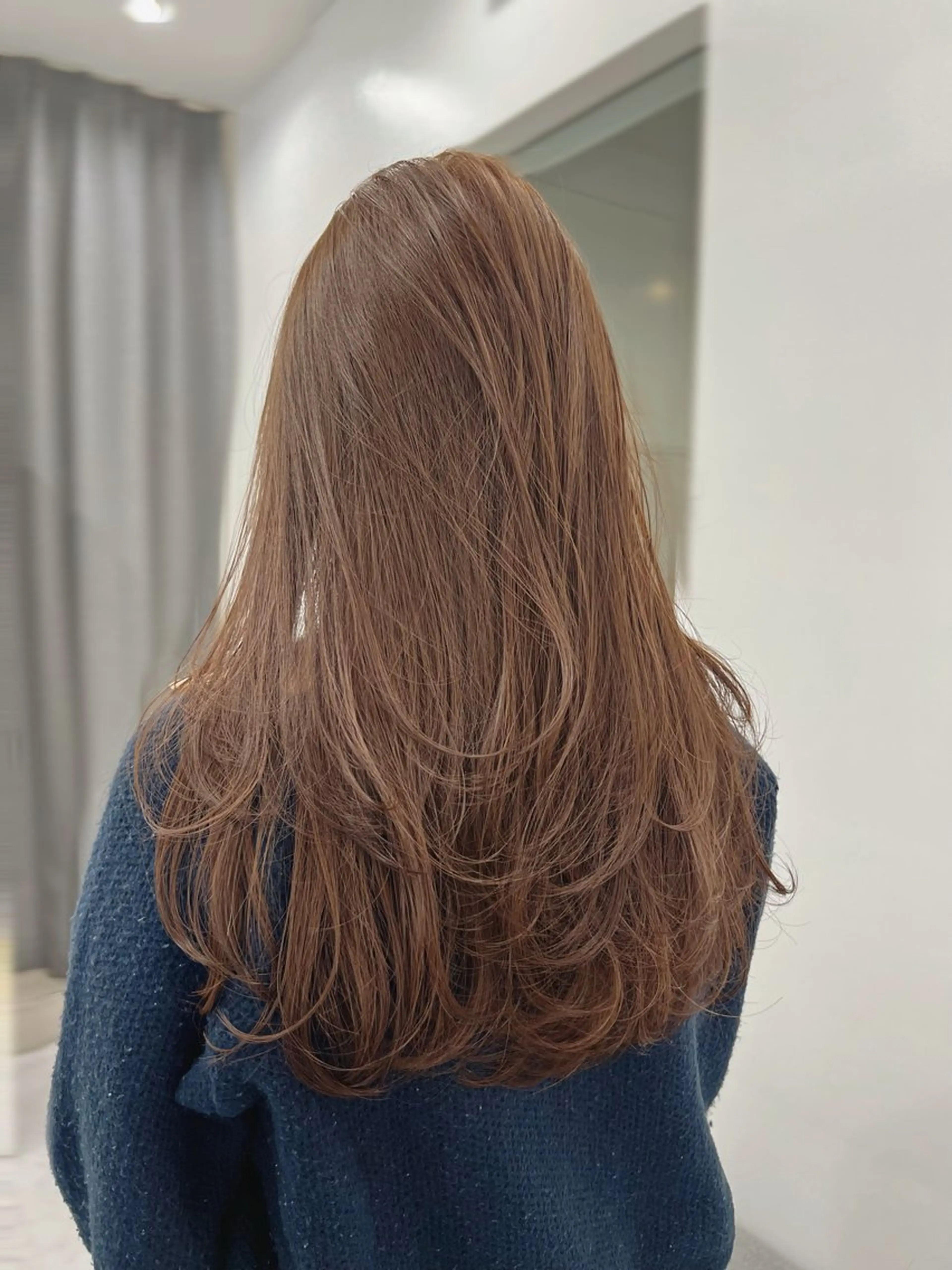 ロング カット ヘアカラー トリートメント 最高の似合わせ🪽 韓国っぽ🇰🇷後藤のヘアスタイル