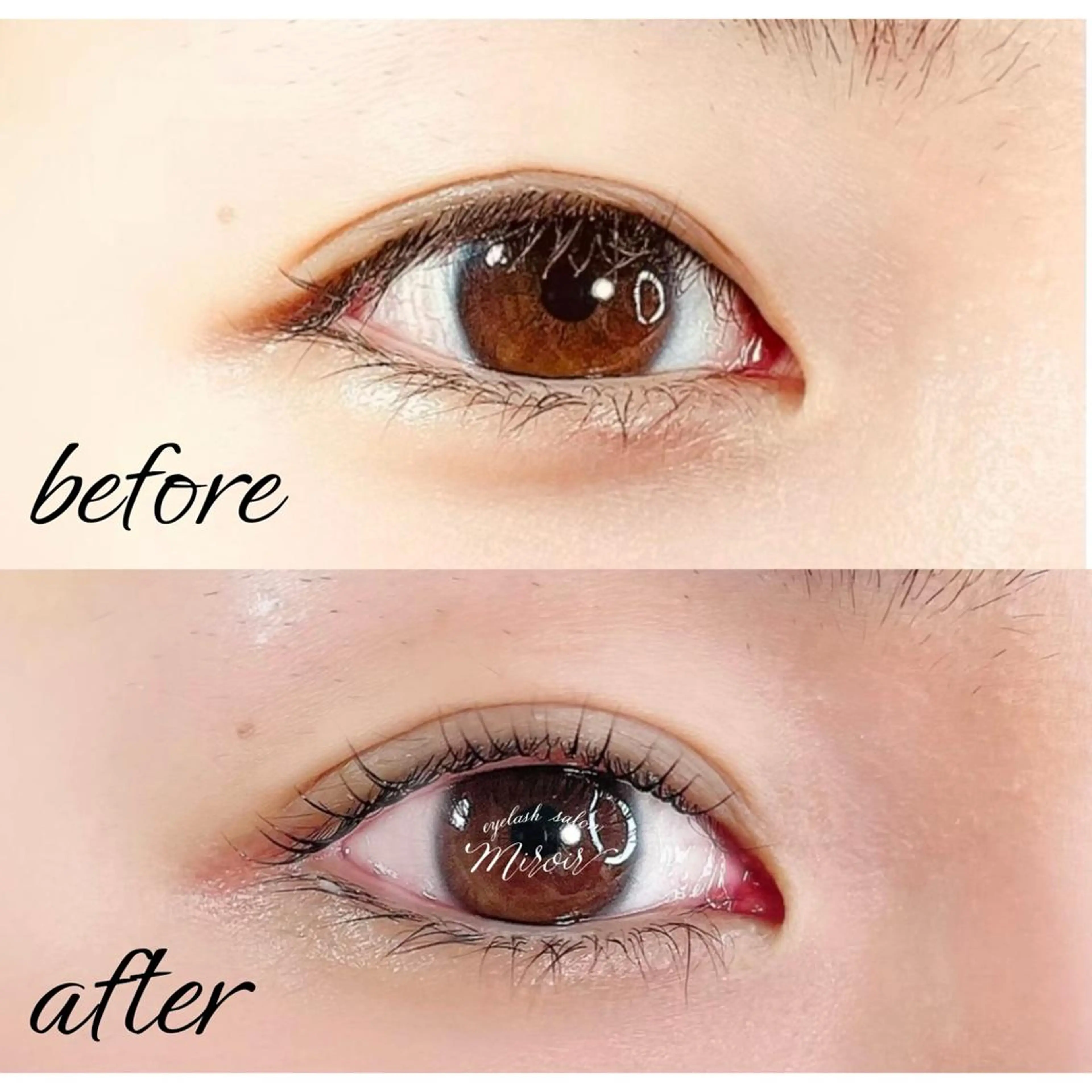 マツエク・マツパ パリジェンヌラッシュリフト マツパ eyelash salon  miroir所属・上下エクステ/マツパ HBL★miroirのマツエク・マツパデザイン