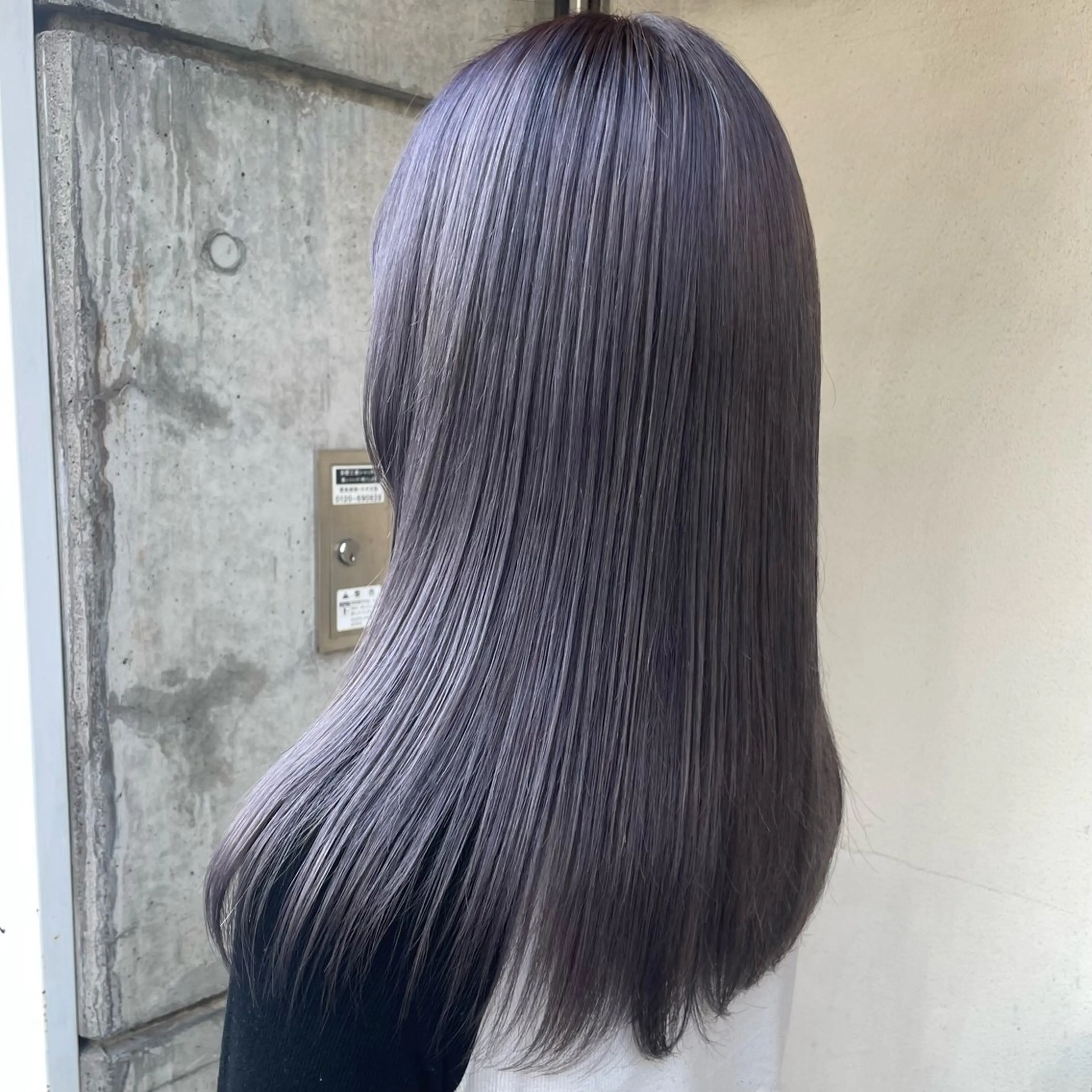 セミロング カラー 💎久米川 東村山 BASSAサトウ💎のヘアスタイル