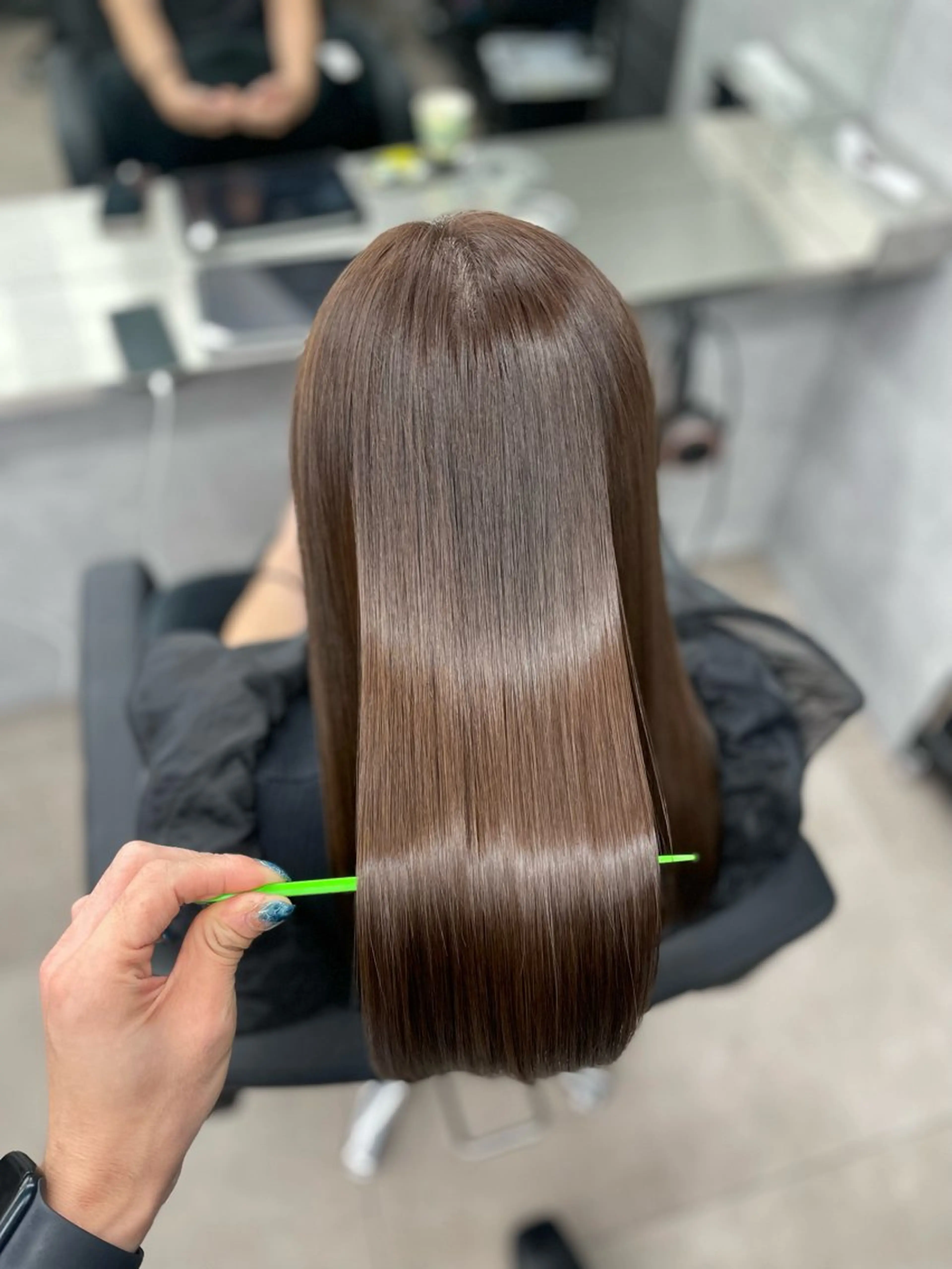 ロング カット ヘアカラー トリートメント 🦄髪質改善トリー トメント🦄イリスのヘアスタイル