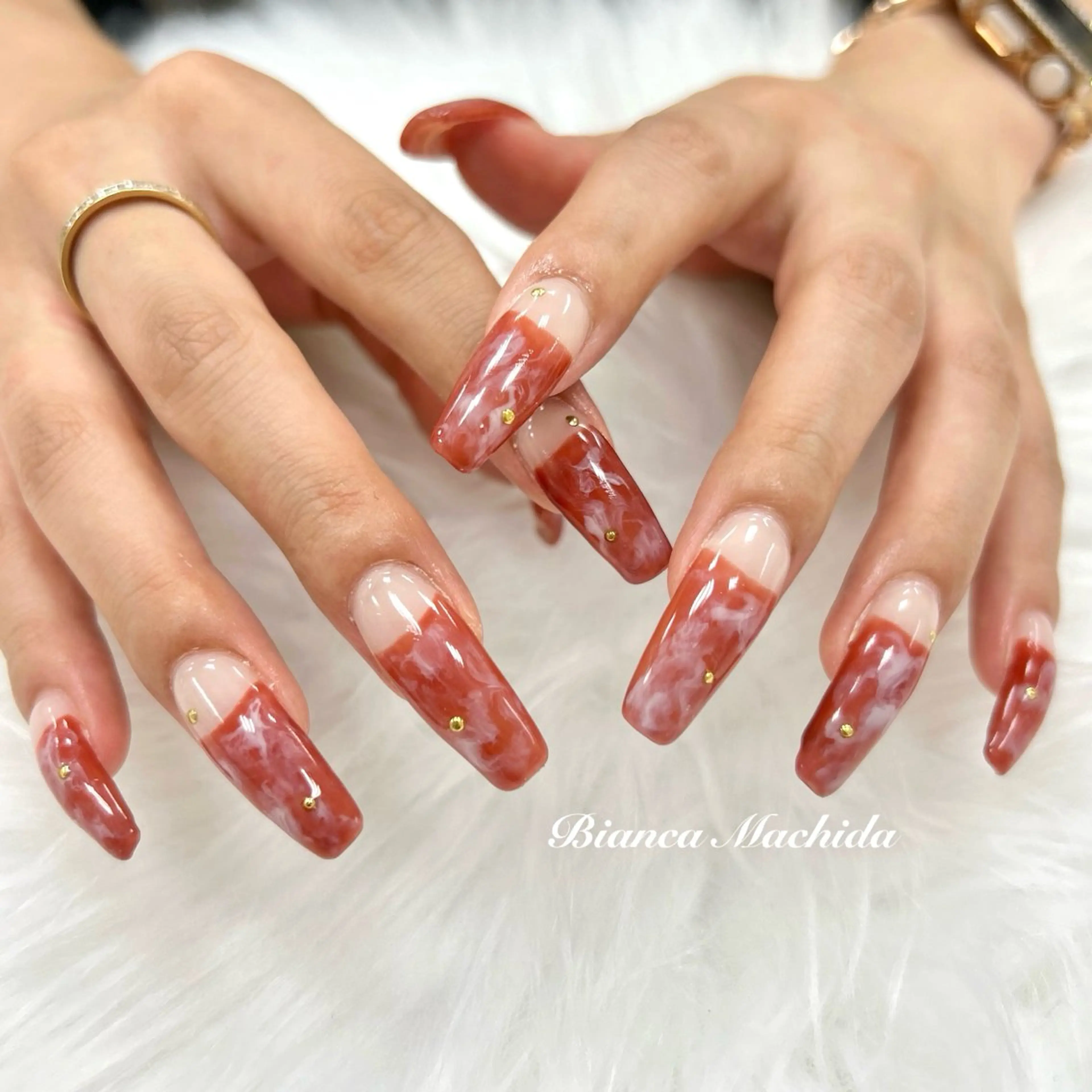 ネイル ハンドネイル ハンドケア Bianca 🪽 Nakajimaのネイルデザイン