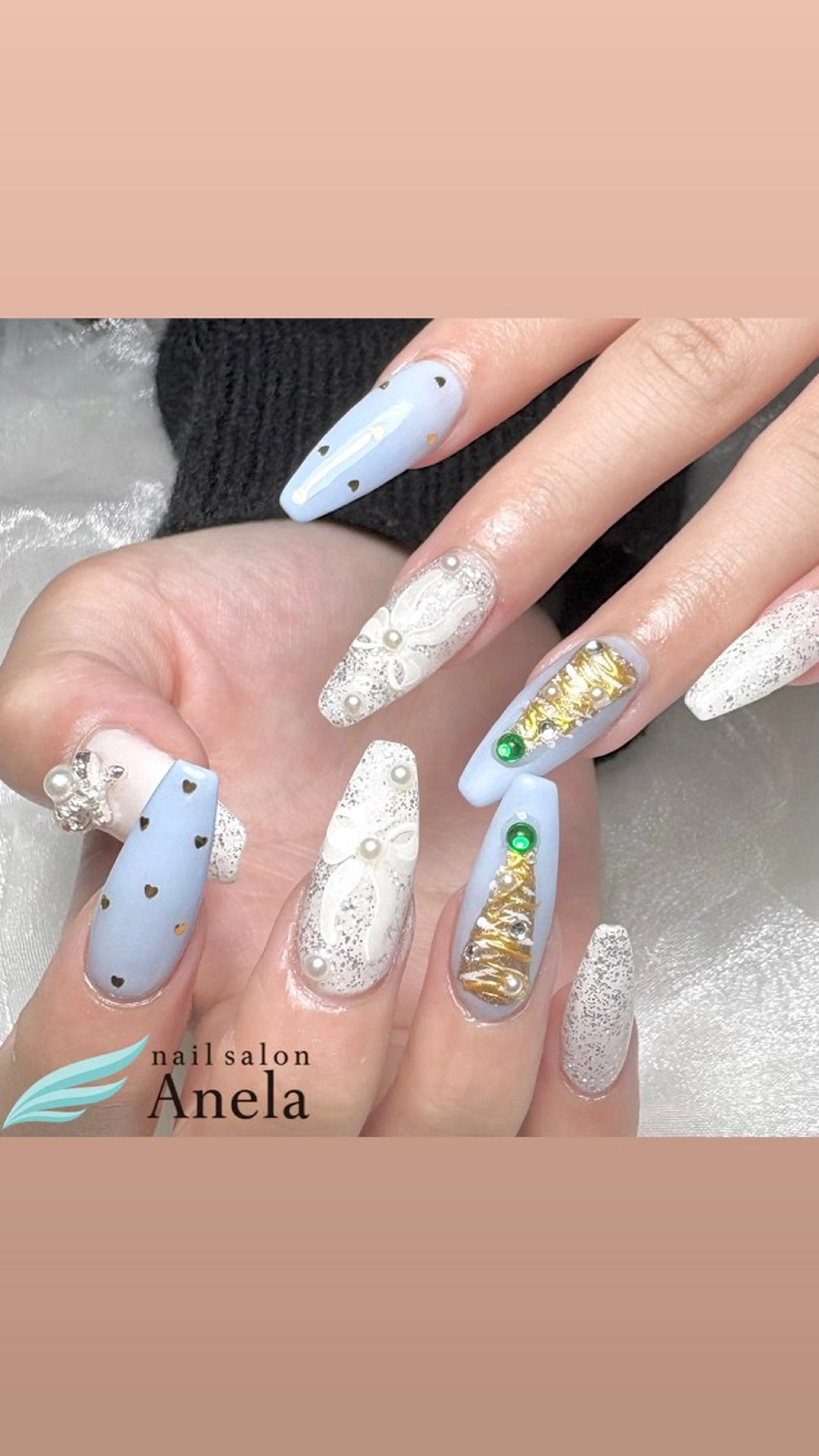 ネイル ハンドネイル nail salon Anela🪽🫧のネイルデザイン