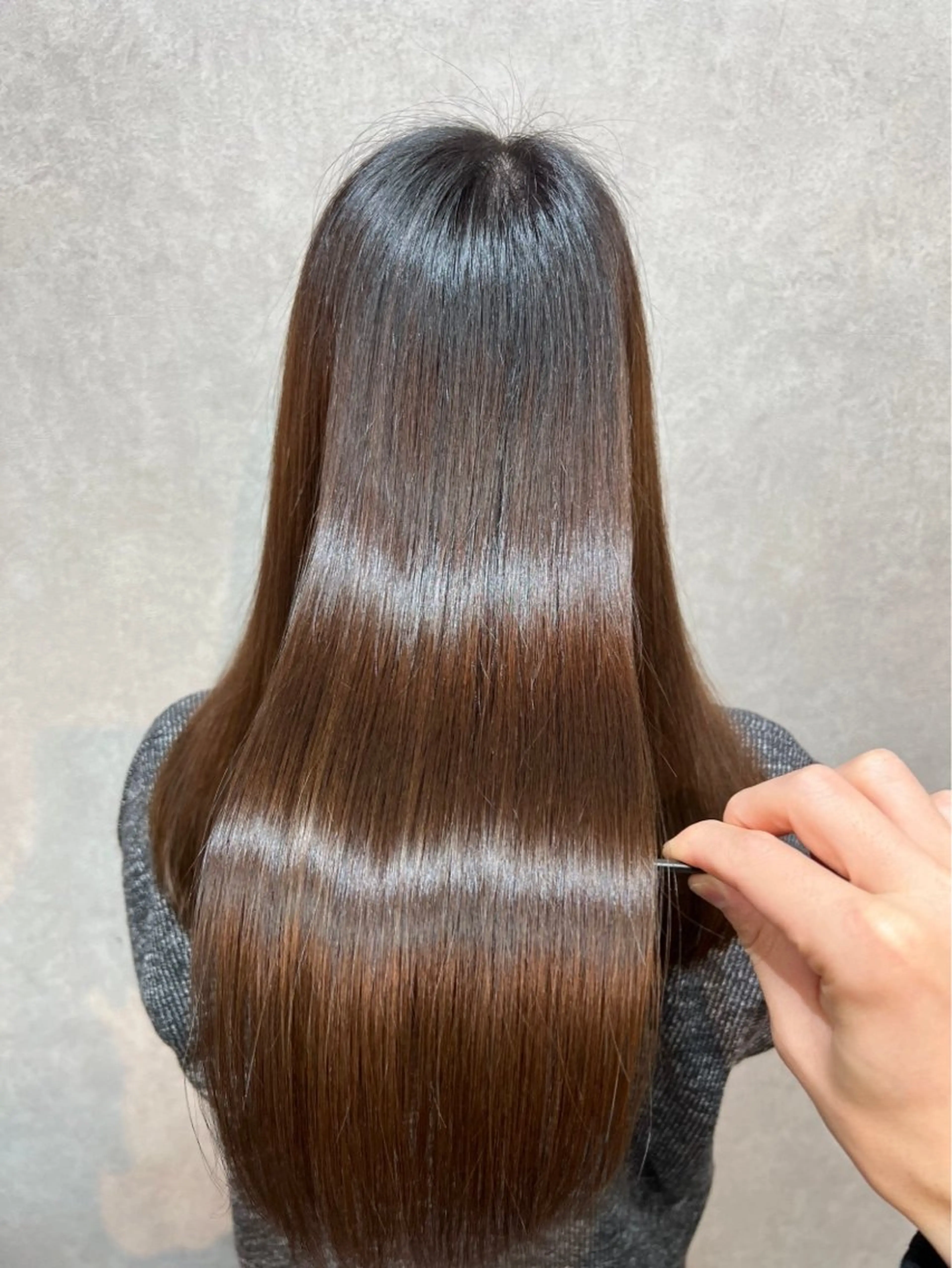 ロング 髪質改善 韓国風ヘア トリートメント トリートメント [表参道/透明感 /モテHAIR/駿太のヘアスタイル