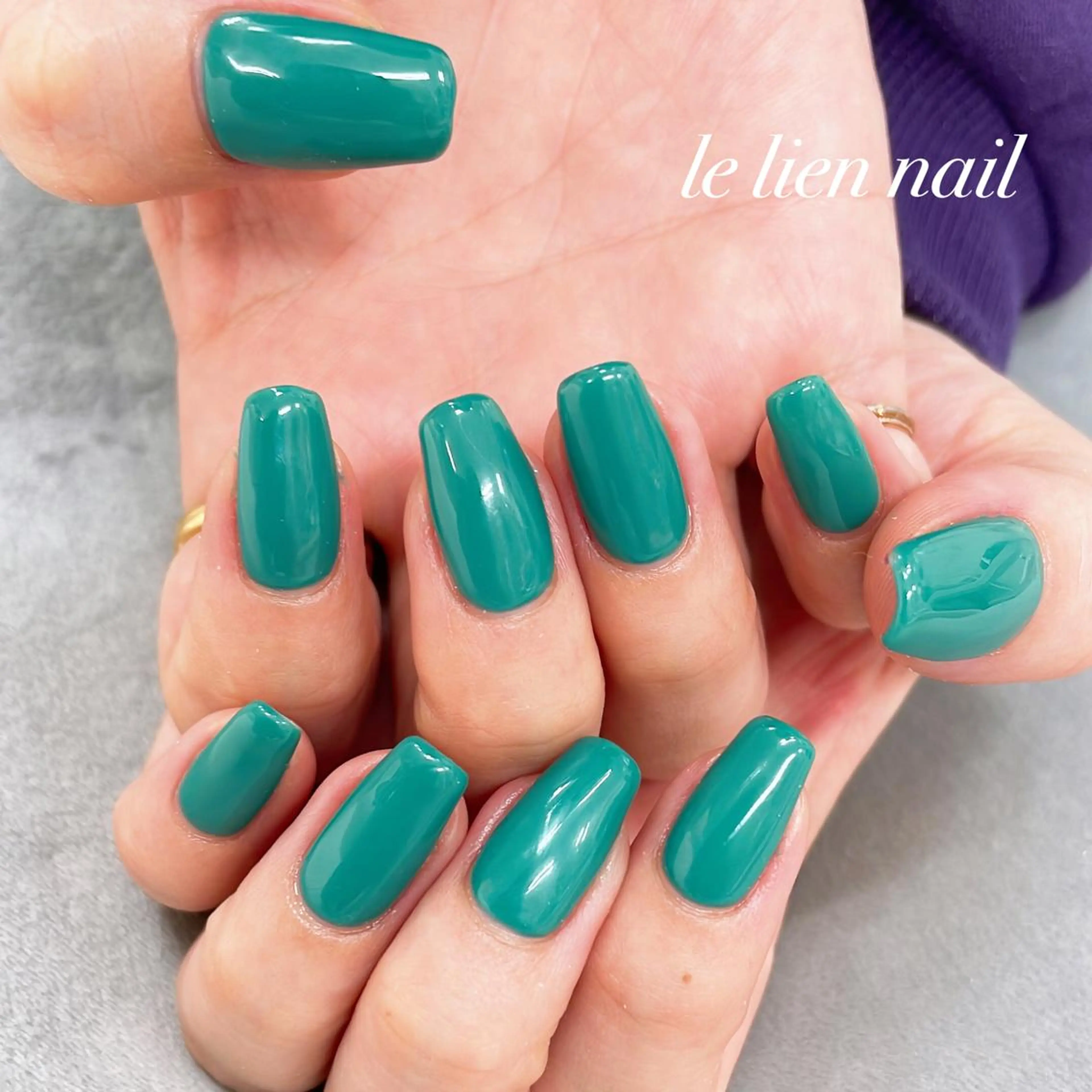 セミロング ハンドネイル le lien nailのネイルデザイン
