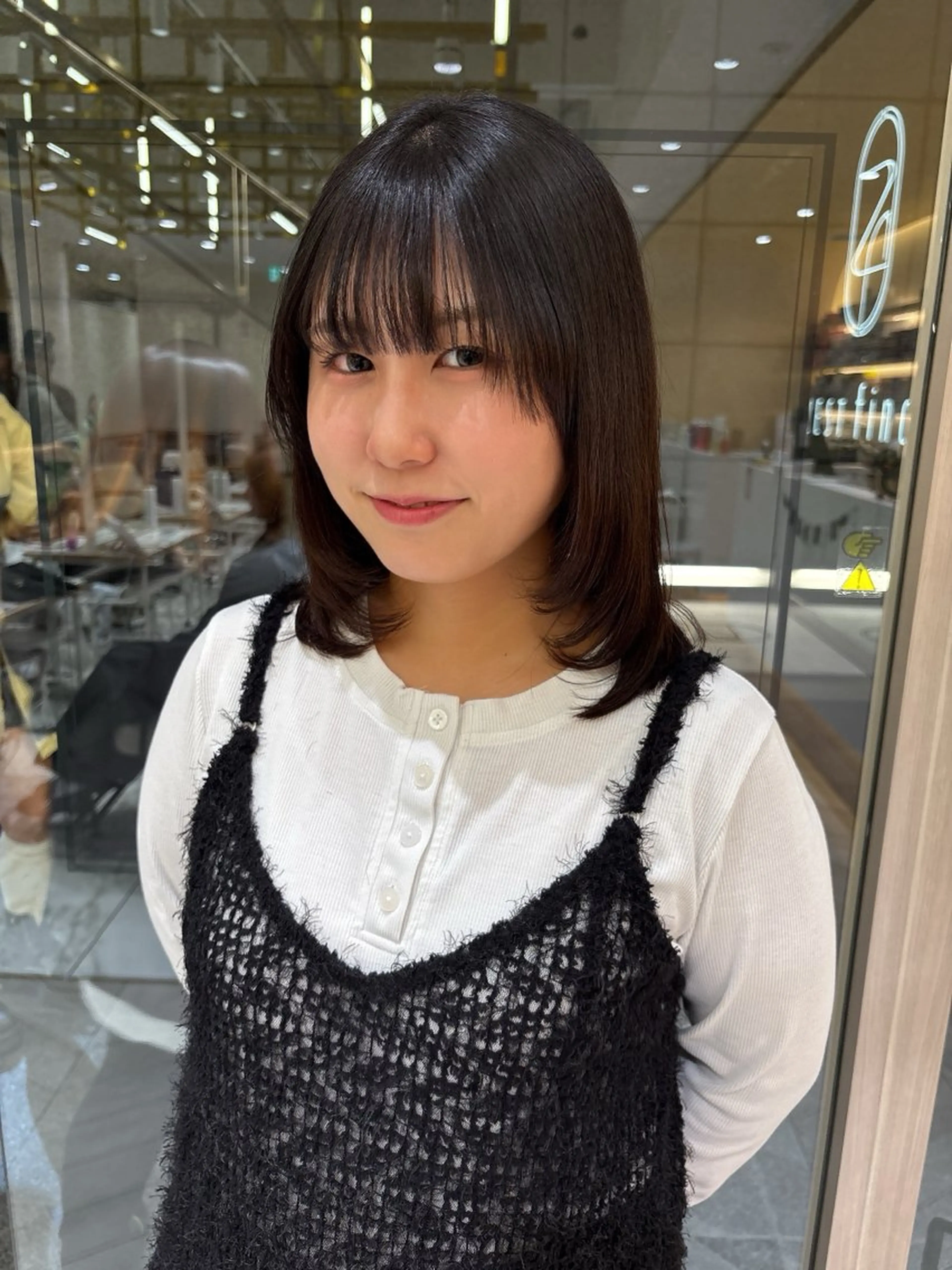 ミディアム 縮毛矯正 🦋sana🦋 似合わせカット✁のヘアスタイル