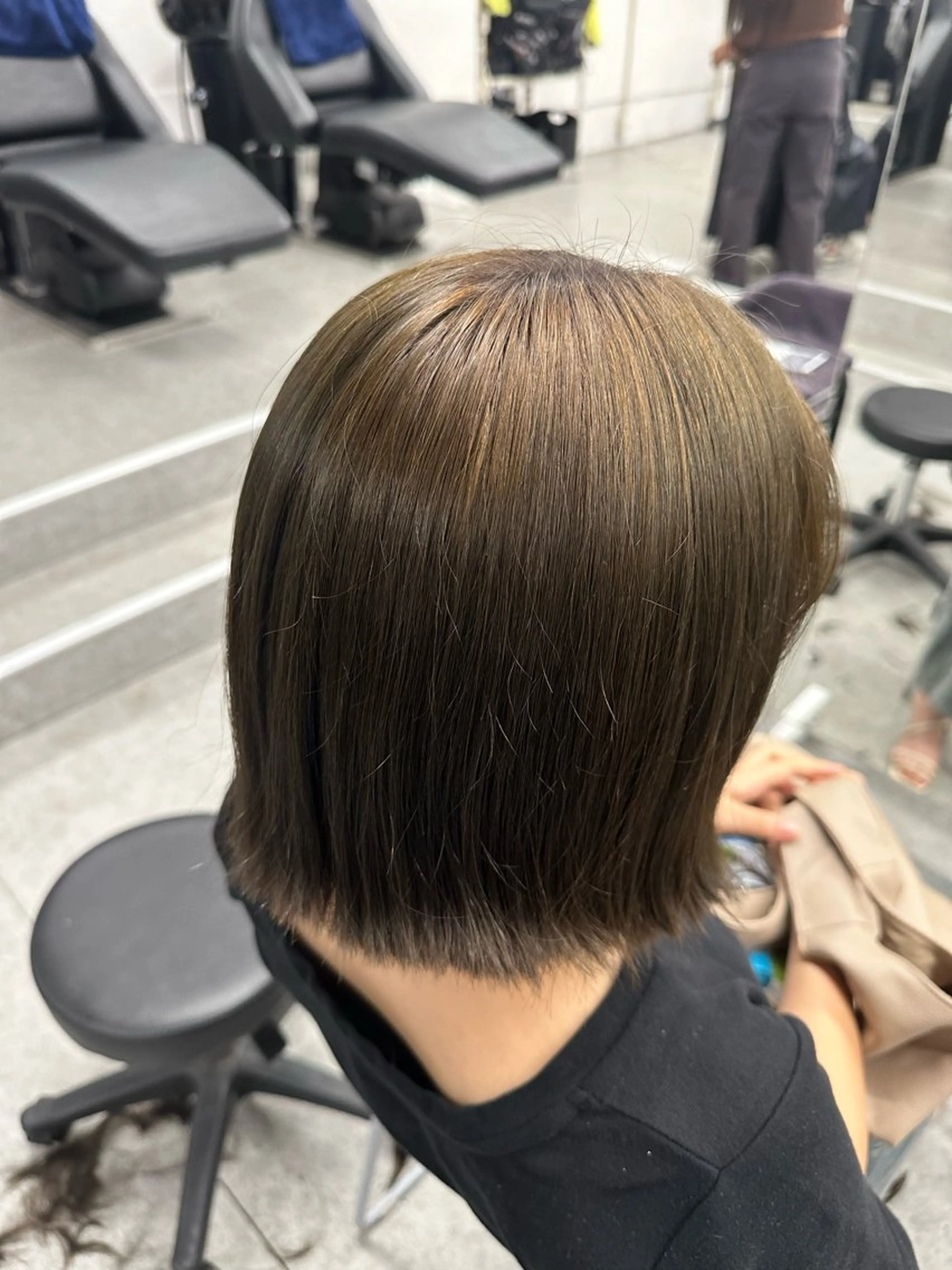 ミディアム カラー 🐺メンズパーマ マッシュ　あさひ🐺のヘアスタイル
