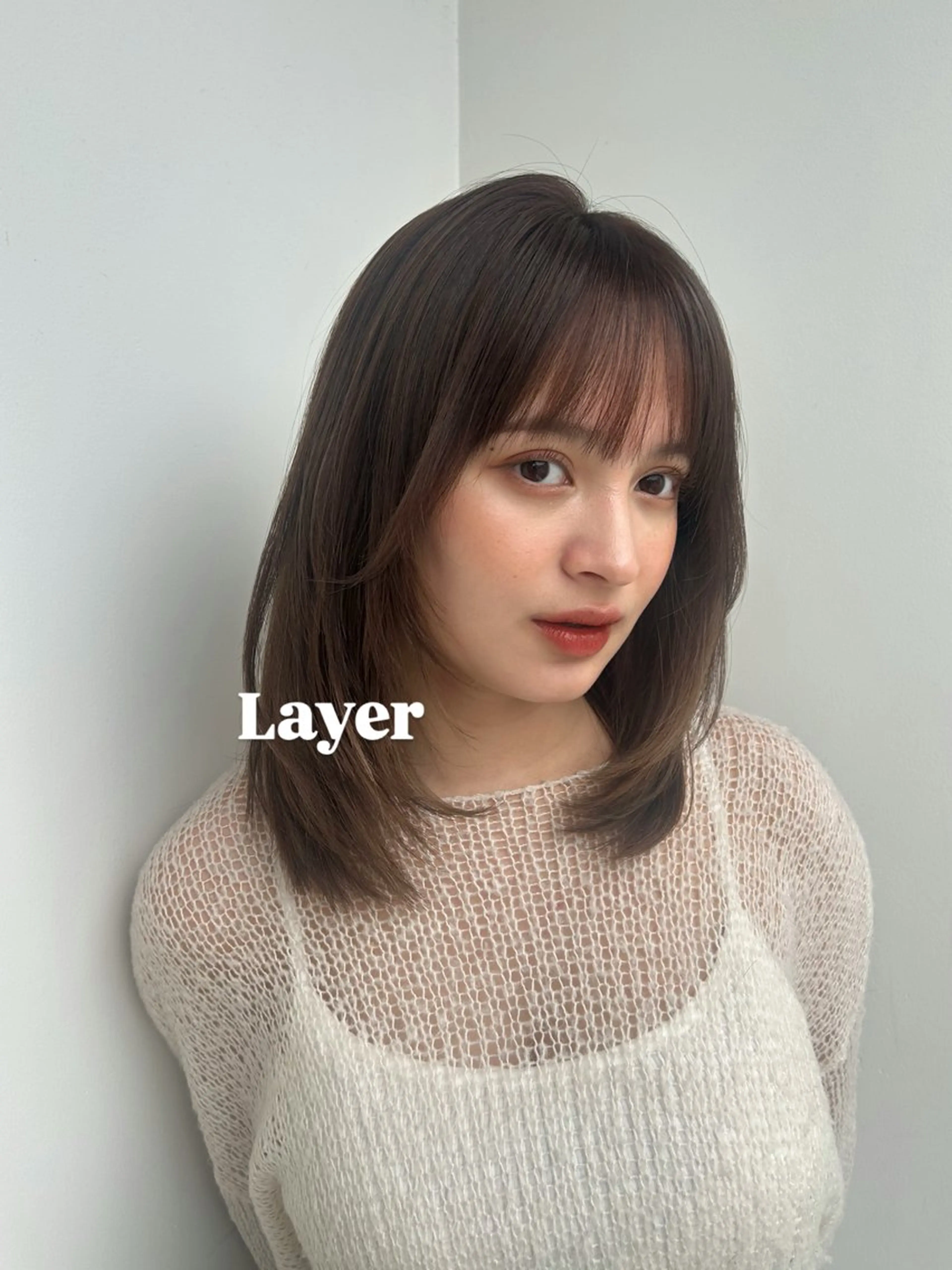 ミディアム カラー カット ヘアカラー 似合わせ🕰️銀座 /Kaoruko🌱のヘアスタイル