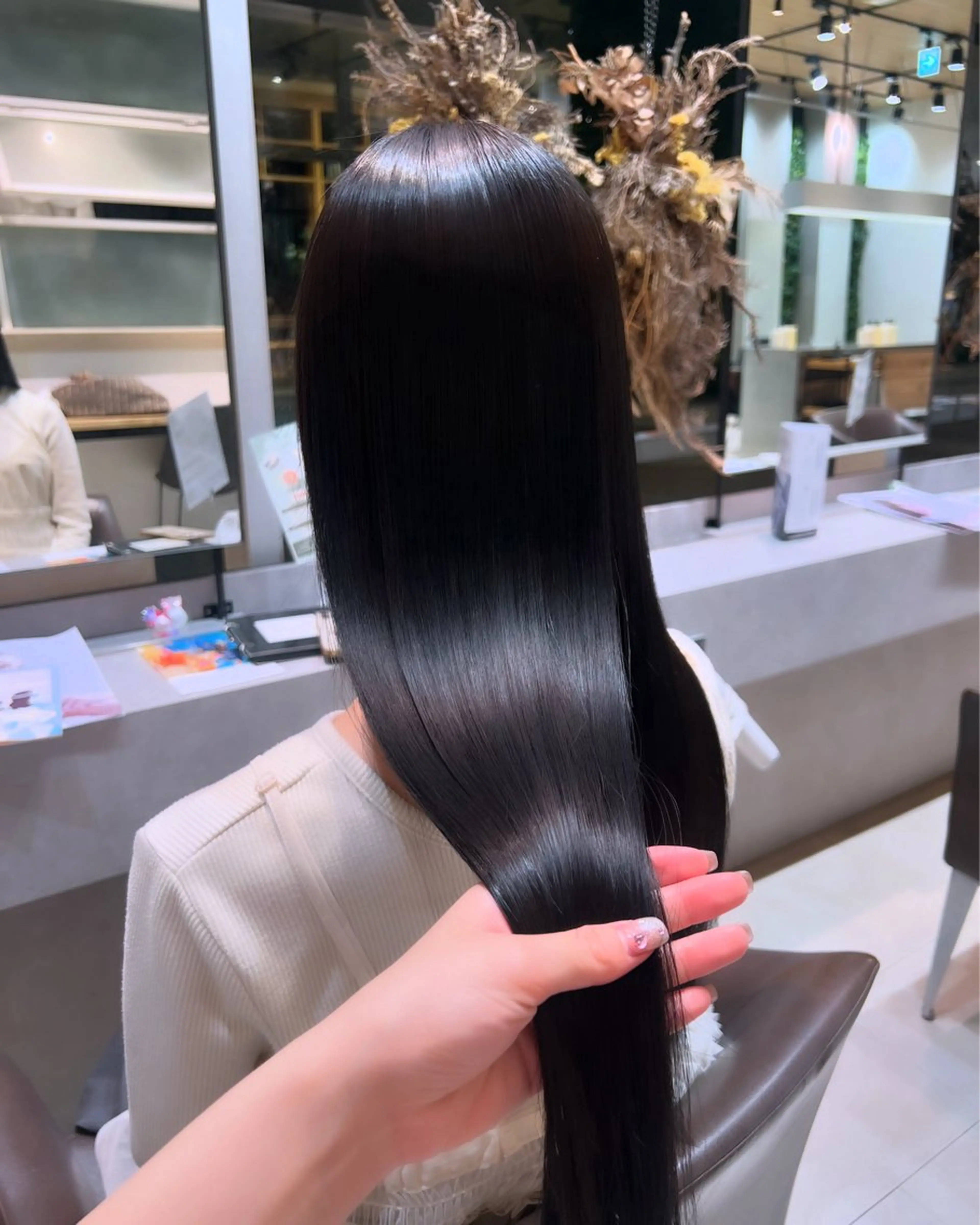 ロング カラー パーマ 髪質改善 ストレートパーマ カット 縮毛矯正 🫧Ai/ ロロネー森ノ宮💖のヘアスタイル