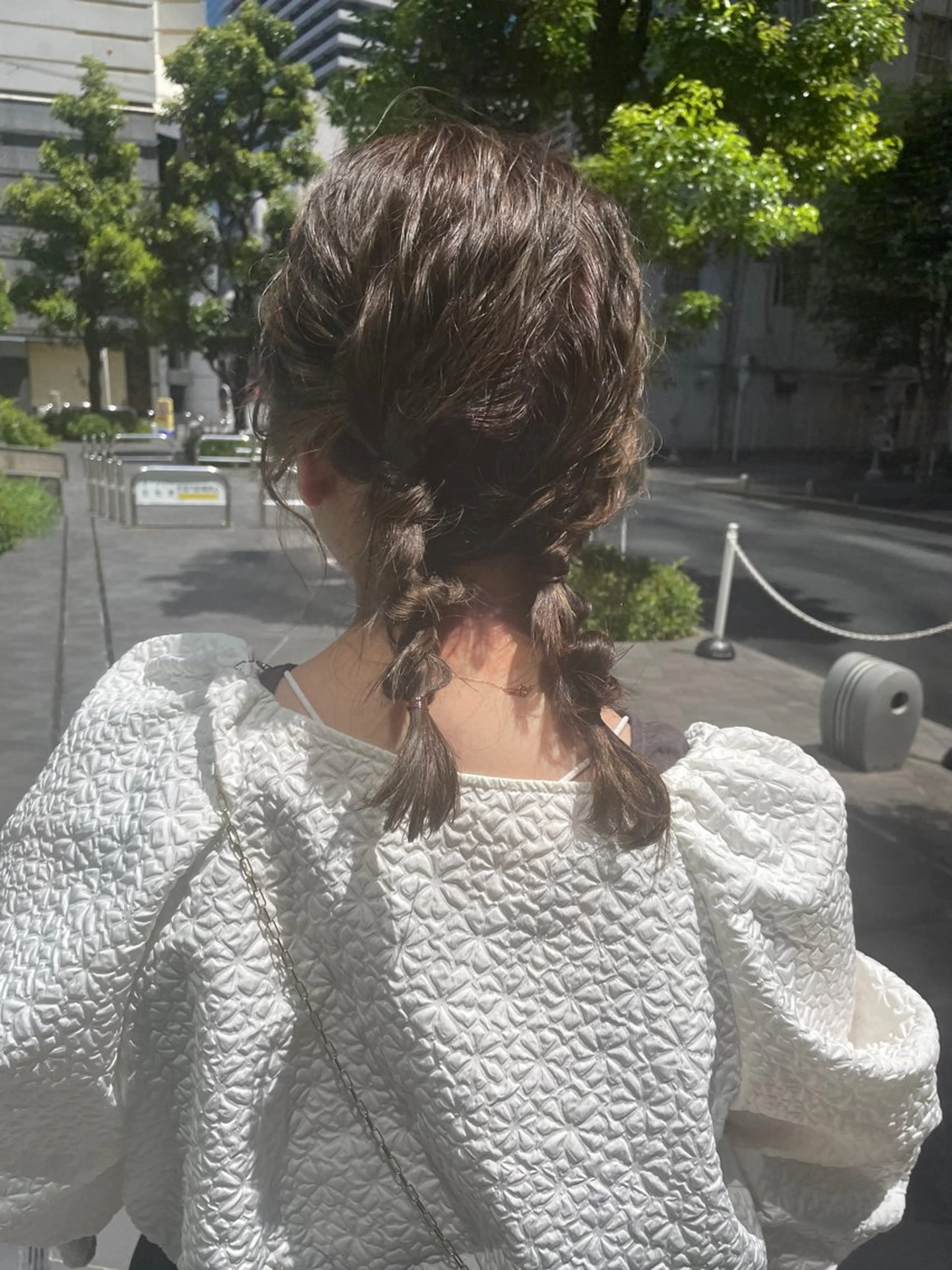 セミロング 透明感ニュアンス 柔らかstyle🤍のヘアスタイル