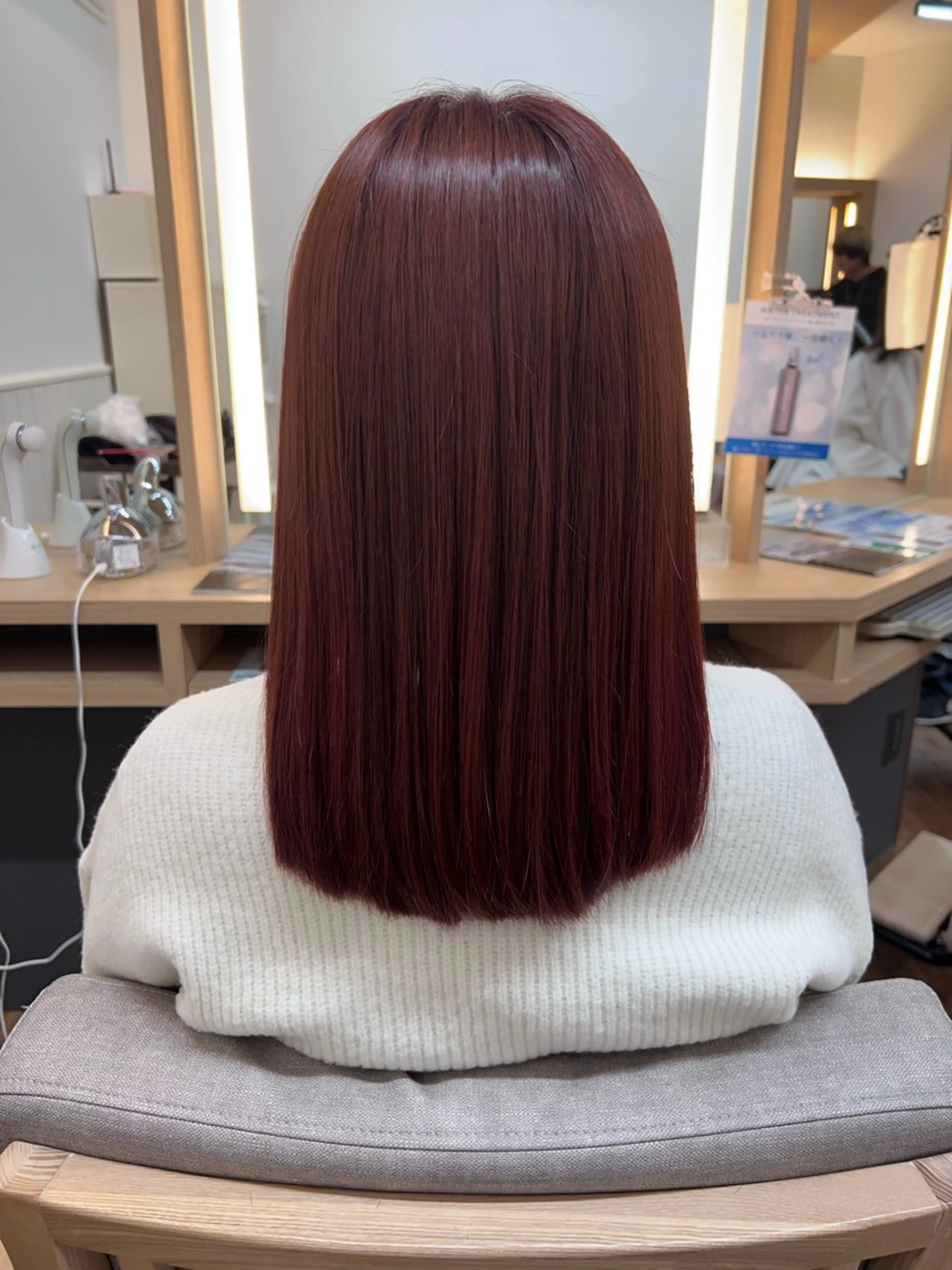 セミロング カラー カット ヘアカラー ✂︎HITOMI ✂︎のヘアスタイル