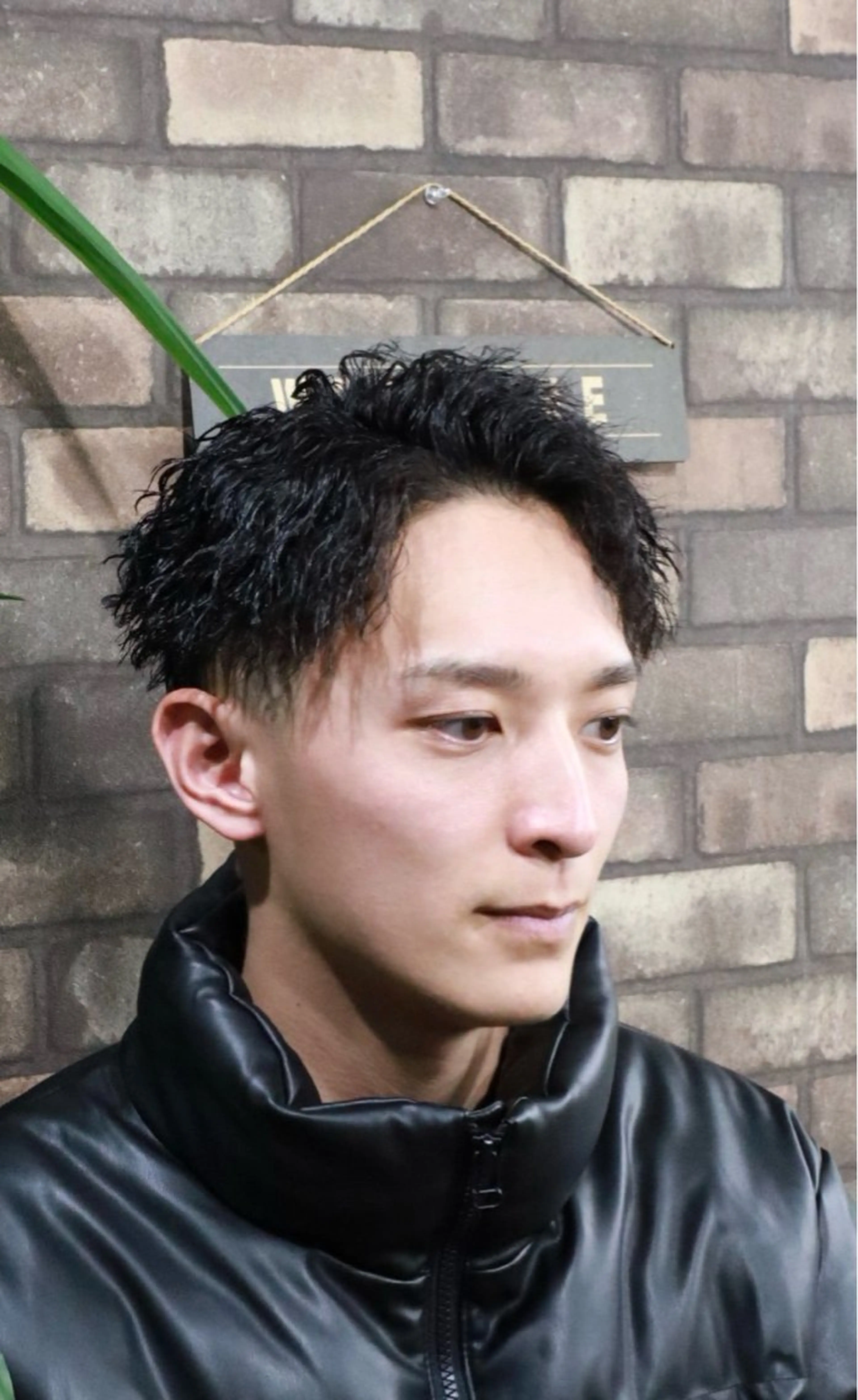ショート カット パーマ Maison所属・メンズ特化 浜本志厳のヘアスタイル